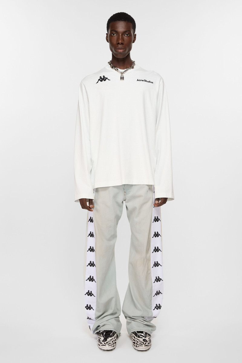 Acne Studios Loose fit jeans - 2006M Acne Studios x Kappa - Light blue/white outlook