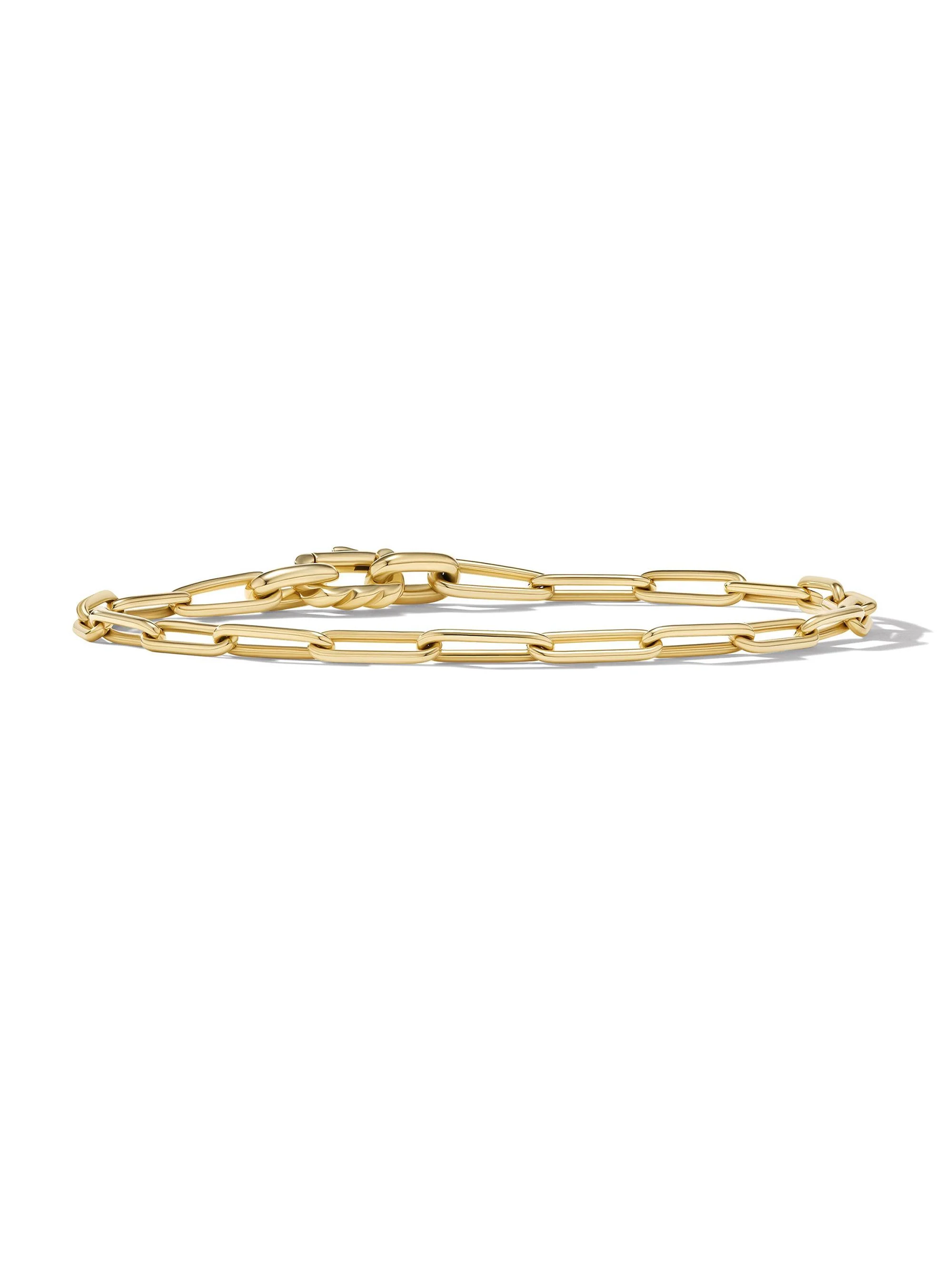 Men's Chain Link Bracelet In 18K Yellow Gold - Gold - 1