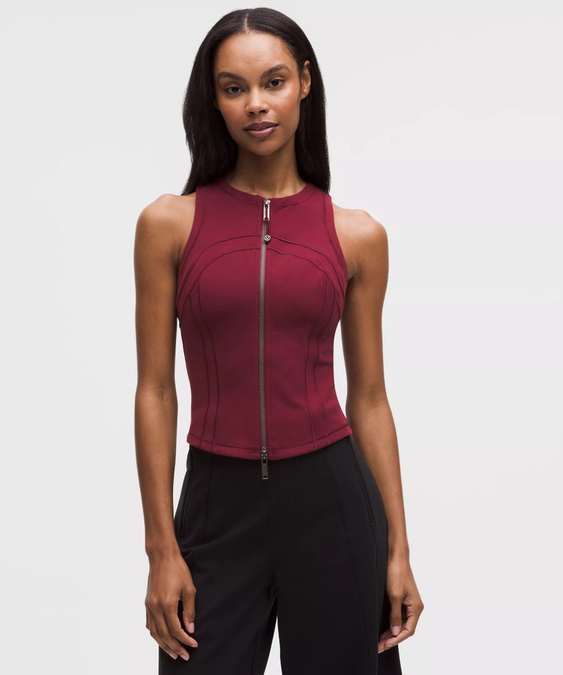 Define Full-Zip Tank Top *Luon 1
