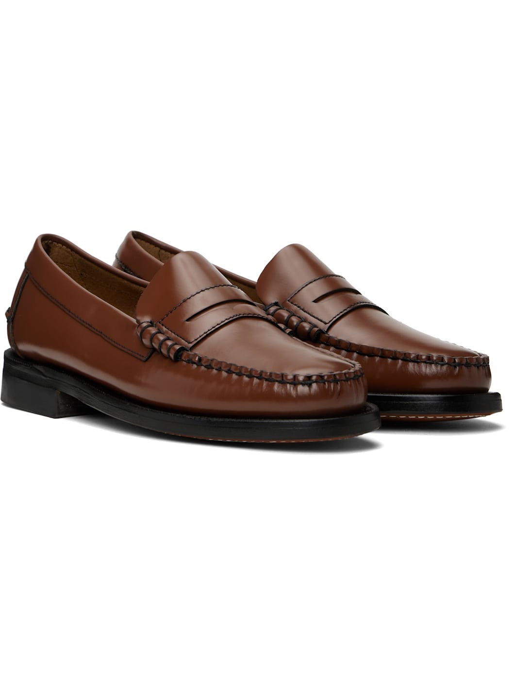 Brown Classic Dan Loafers - 4