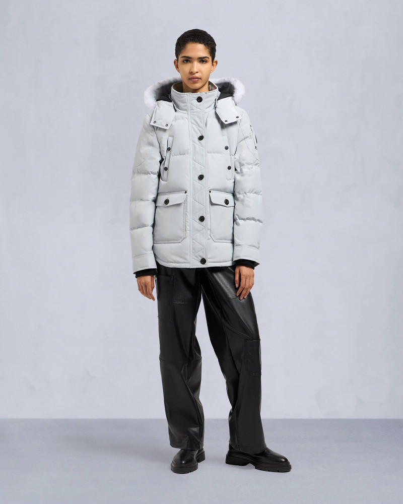 MOOSE KNUCKLES ONYX ANGUILLE SHEARLING TRIM JACKET outlook