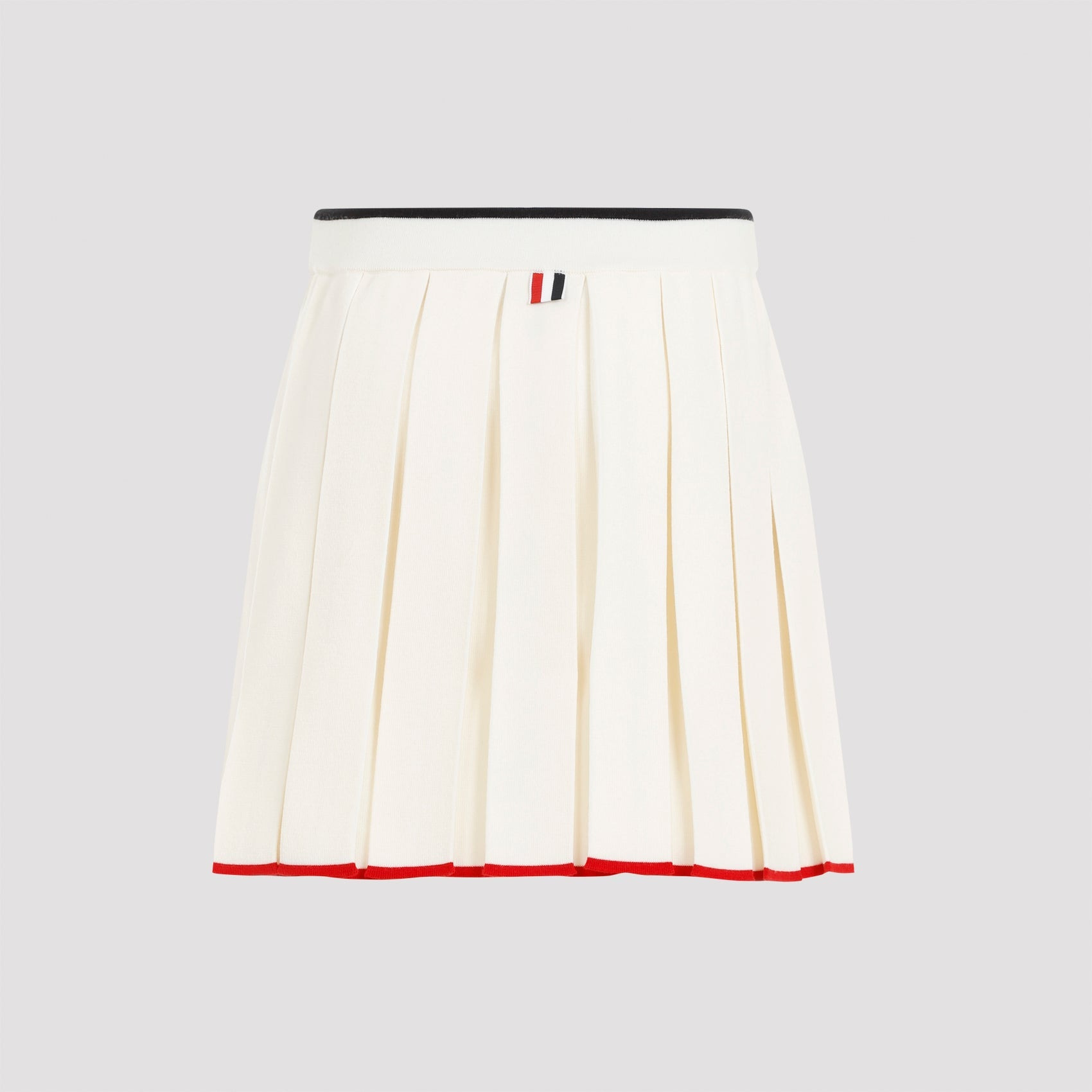 Thom Browne Women Thom Browne Full Needle Stitch Mini Pleated Skirt - 2