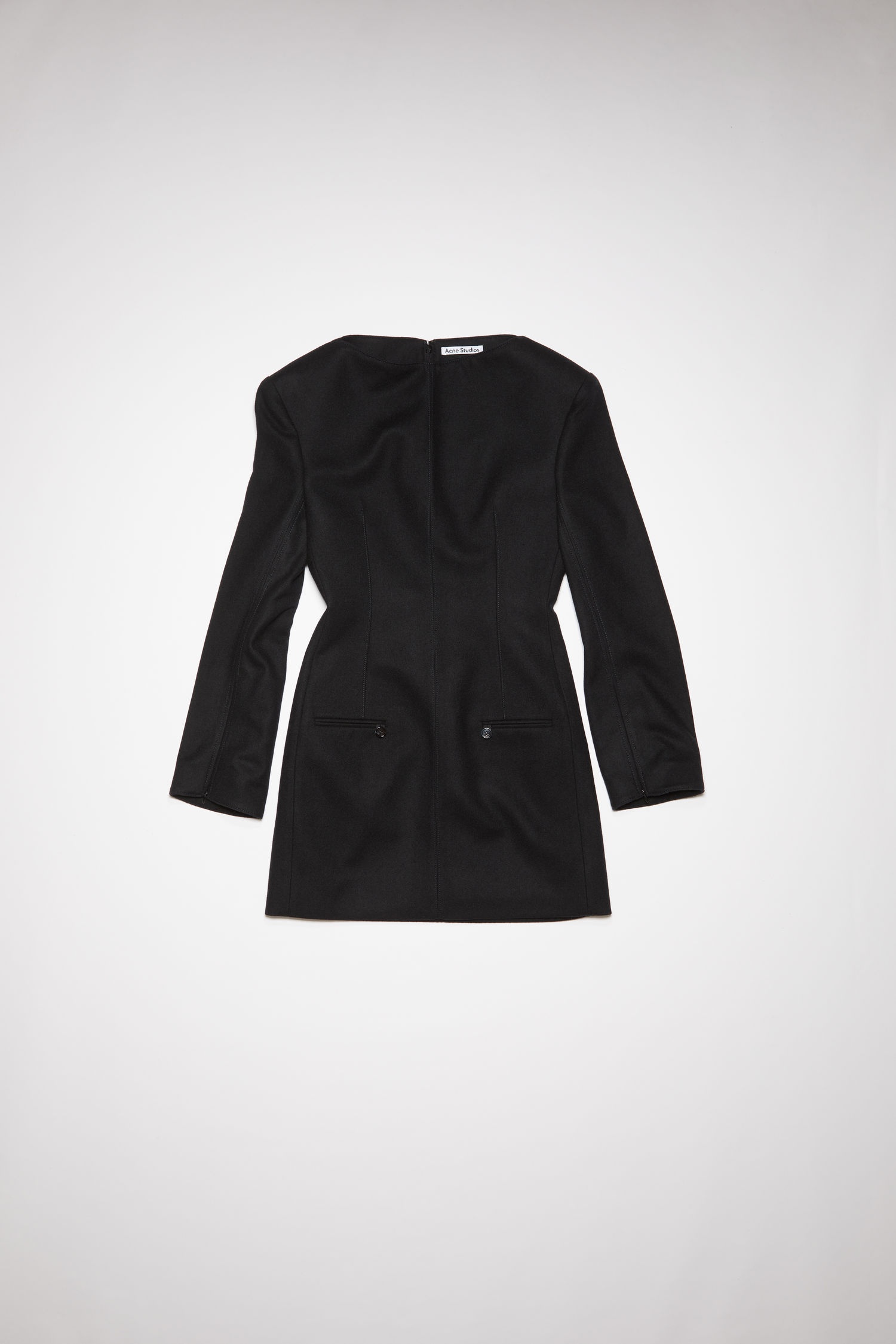 Structured dress - Black - 1