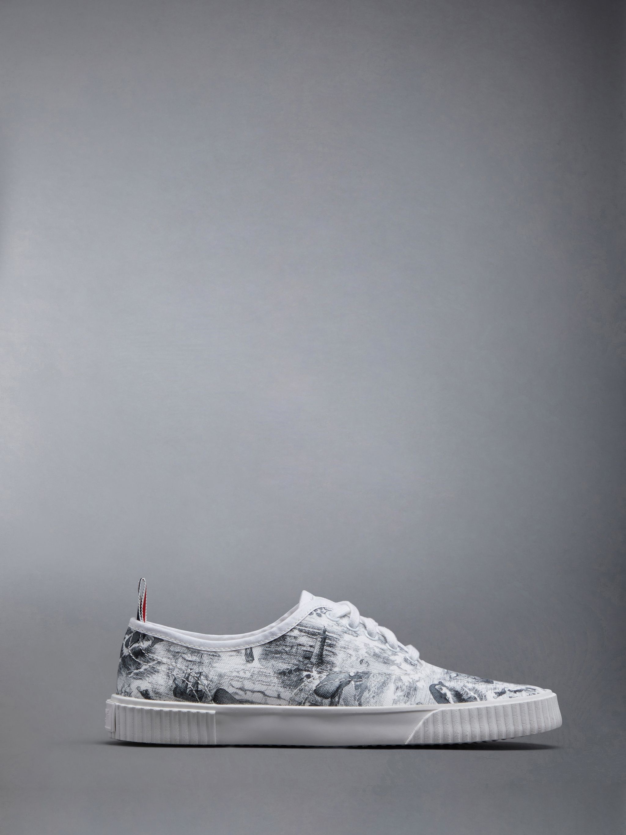 Thom Browne Nautical Toile Canvas Heritage Sneaker | REVERSIBLE