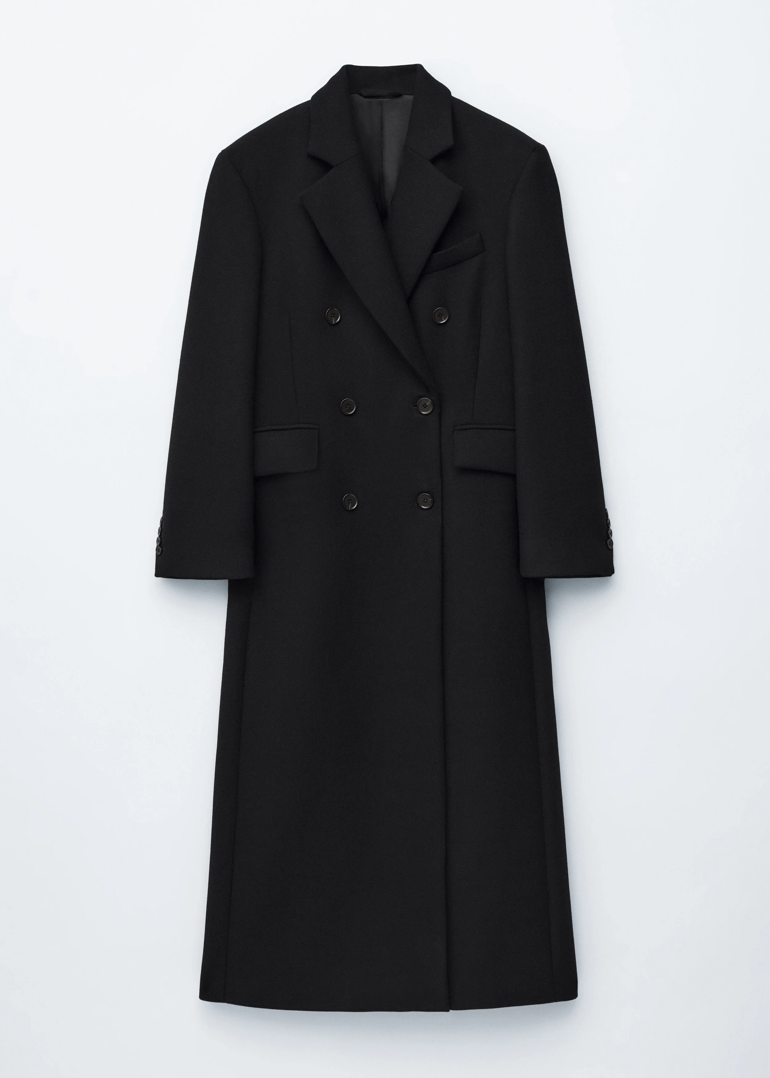 Long Wool Coat - 1