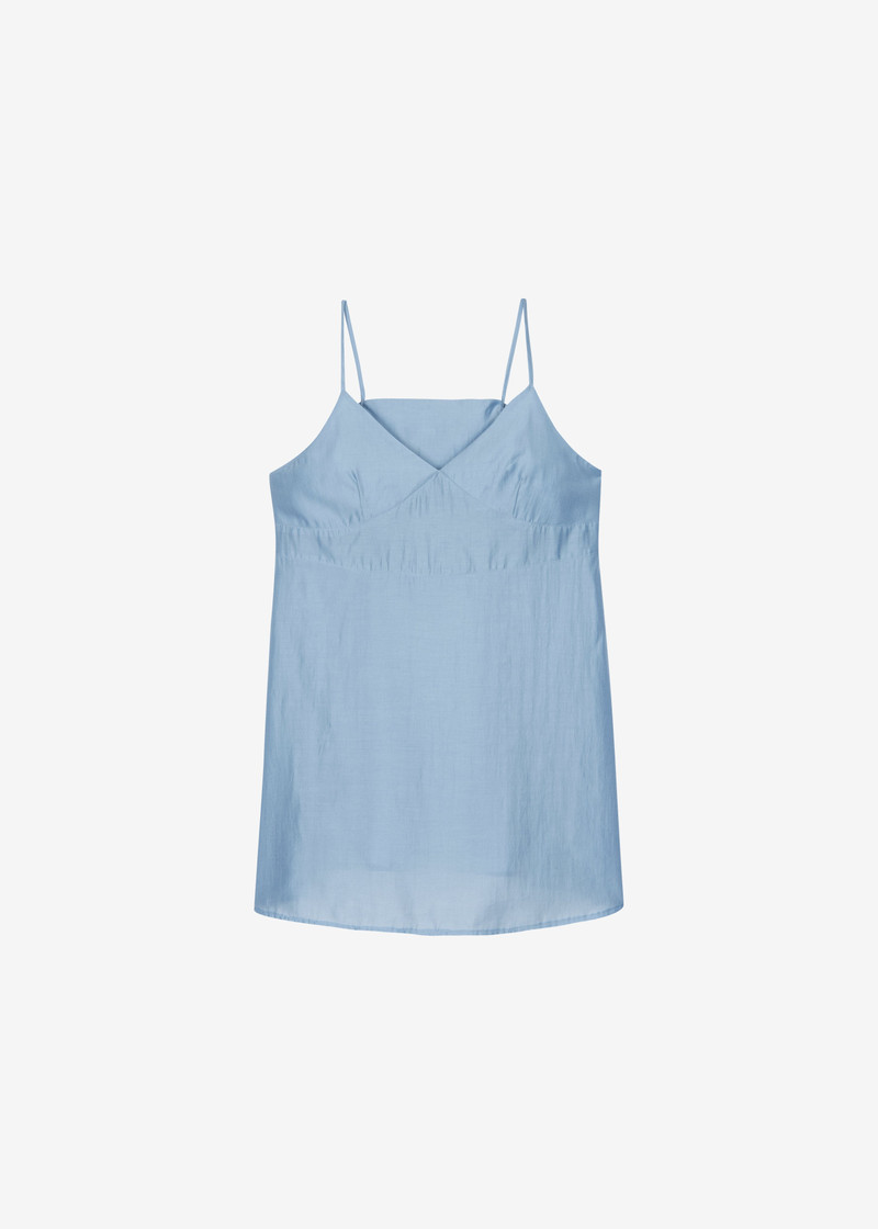 Noli Slip Mini Dress - Dusty Blue 1