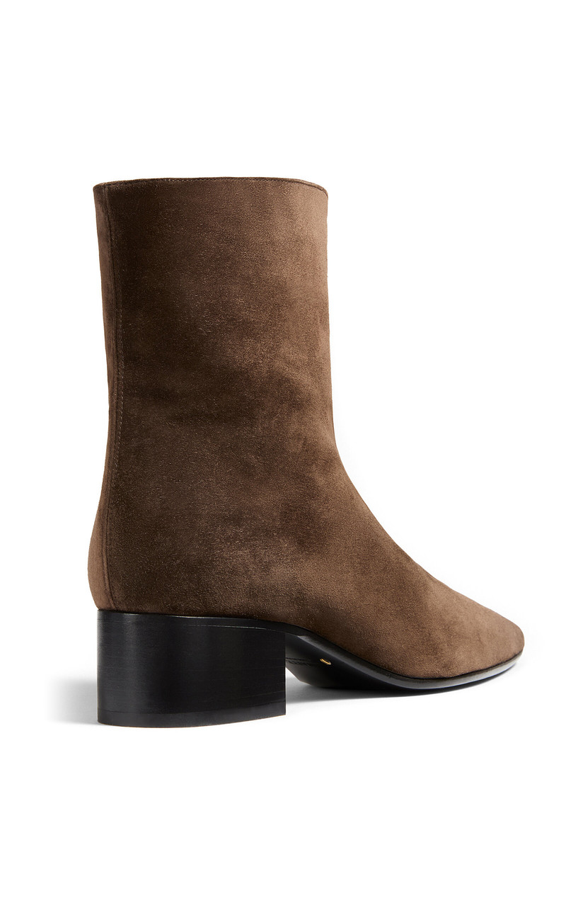 KHAITE Andee Ankle Boots brown outlook