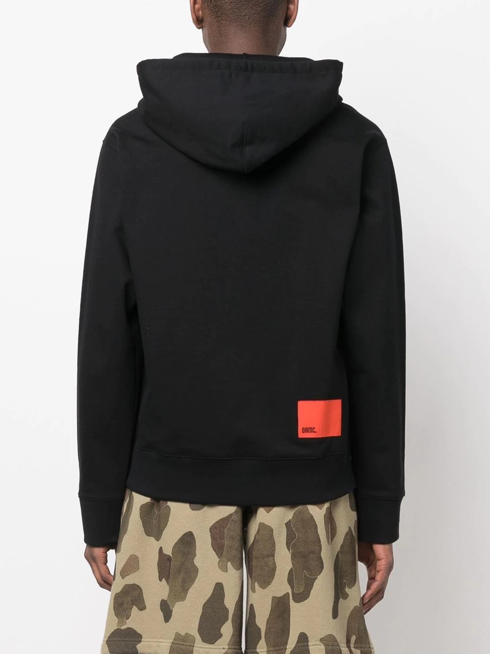 logo-print detail hoodie - 4