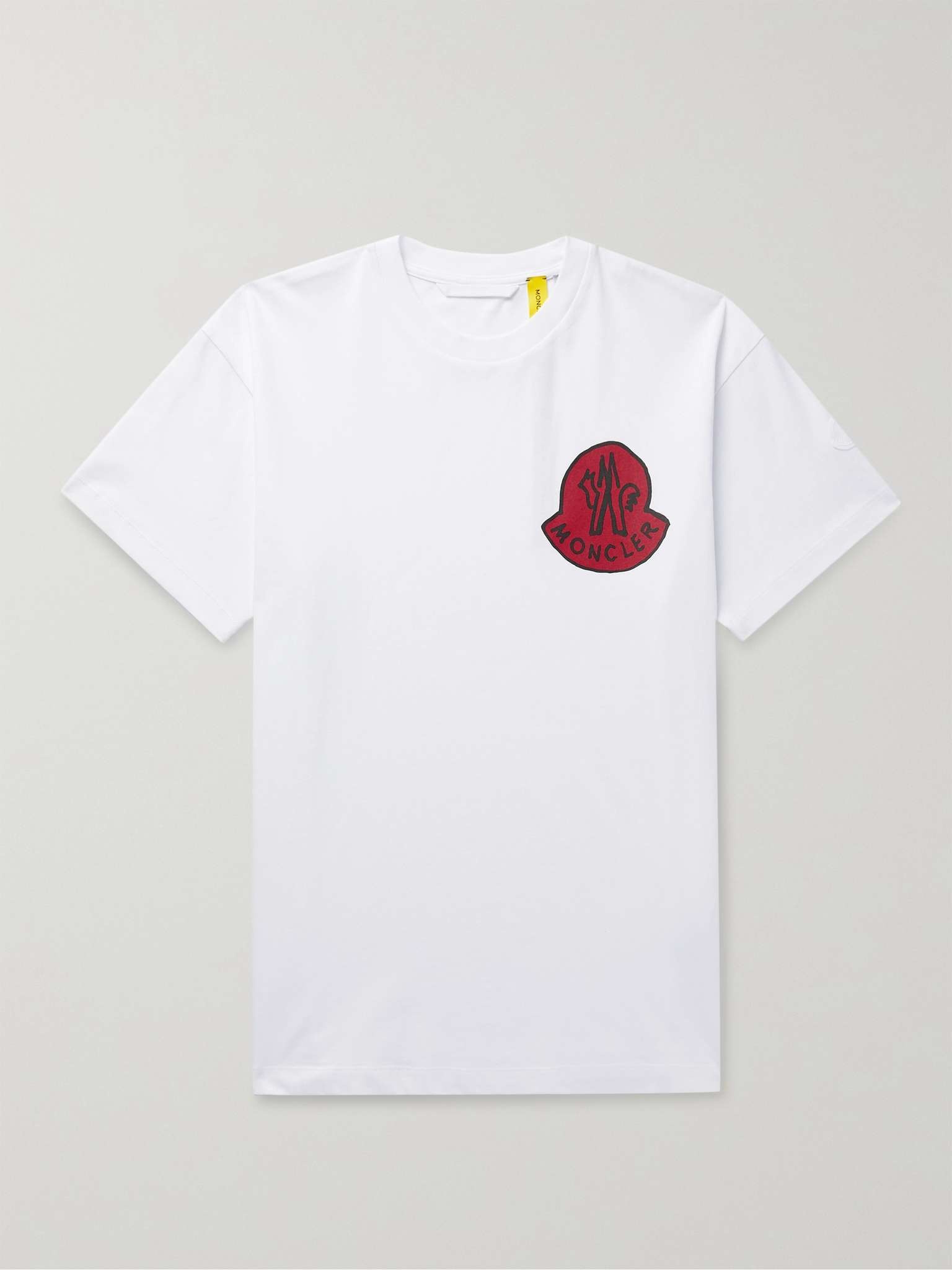 2 Moncler 1952 Logo-Print Cotton-Jersey T-Shirt - 1