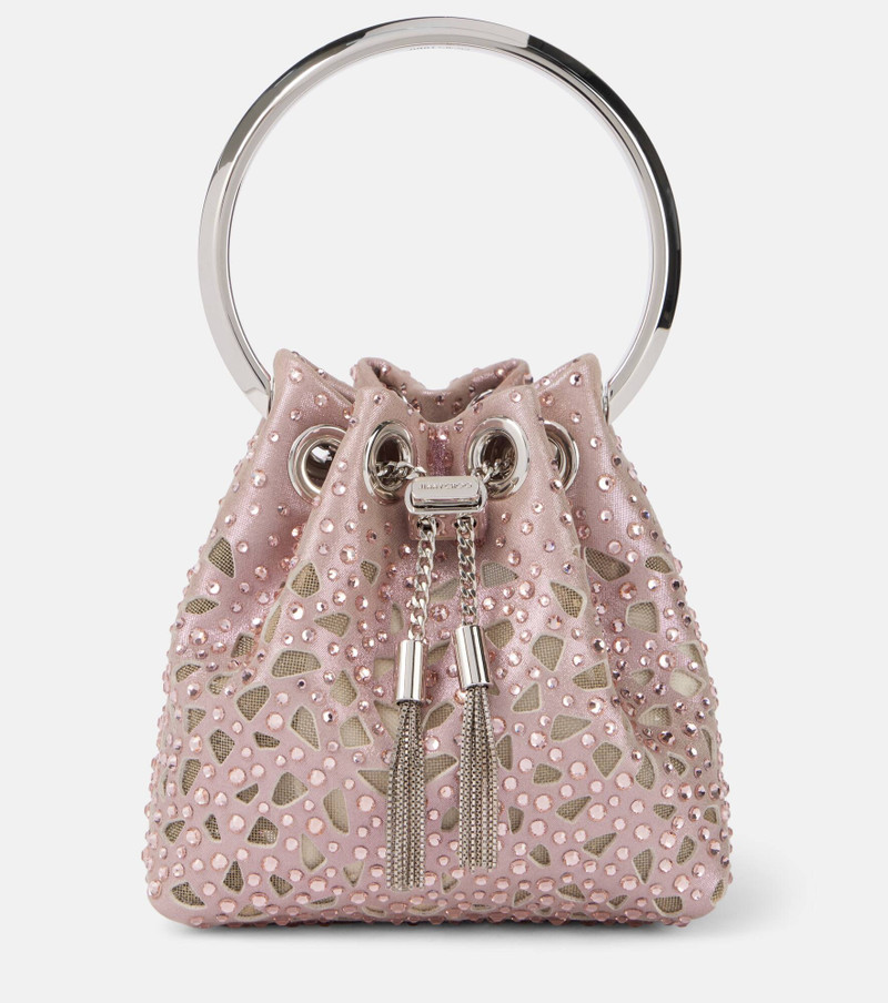 Bon Bon Micro satin bucket bag - 1