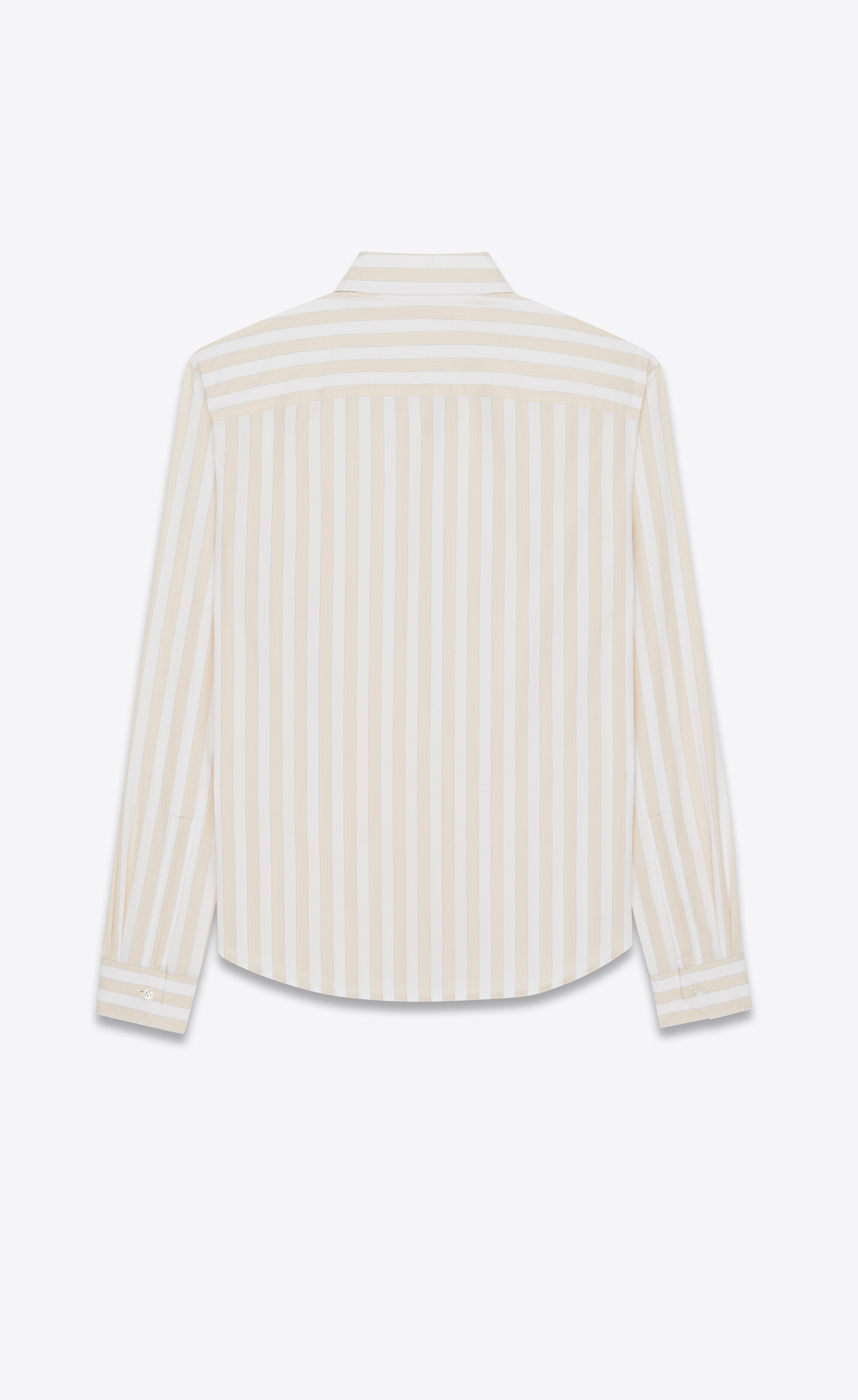 monogram shirt in striped cotton - 2