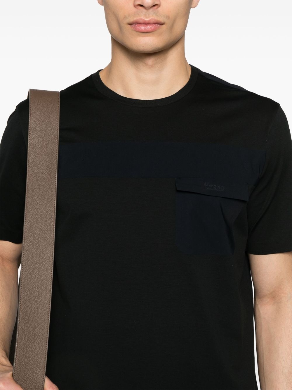 logo-debossed T-shirt - 4