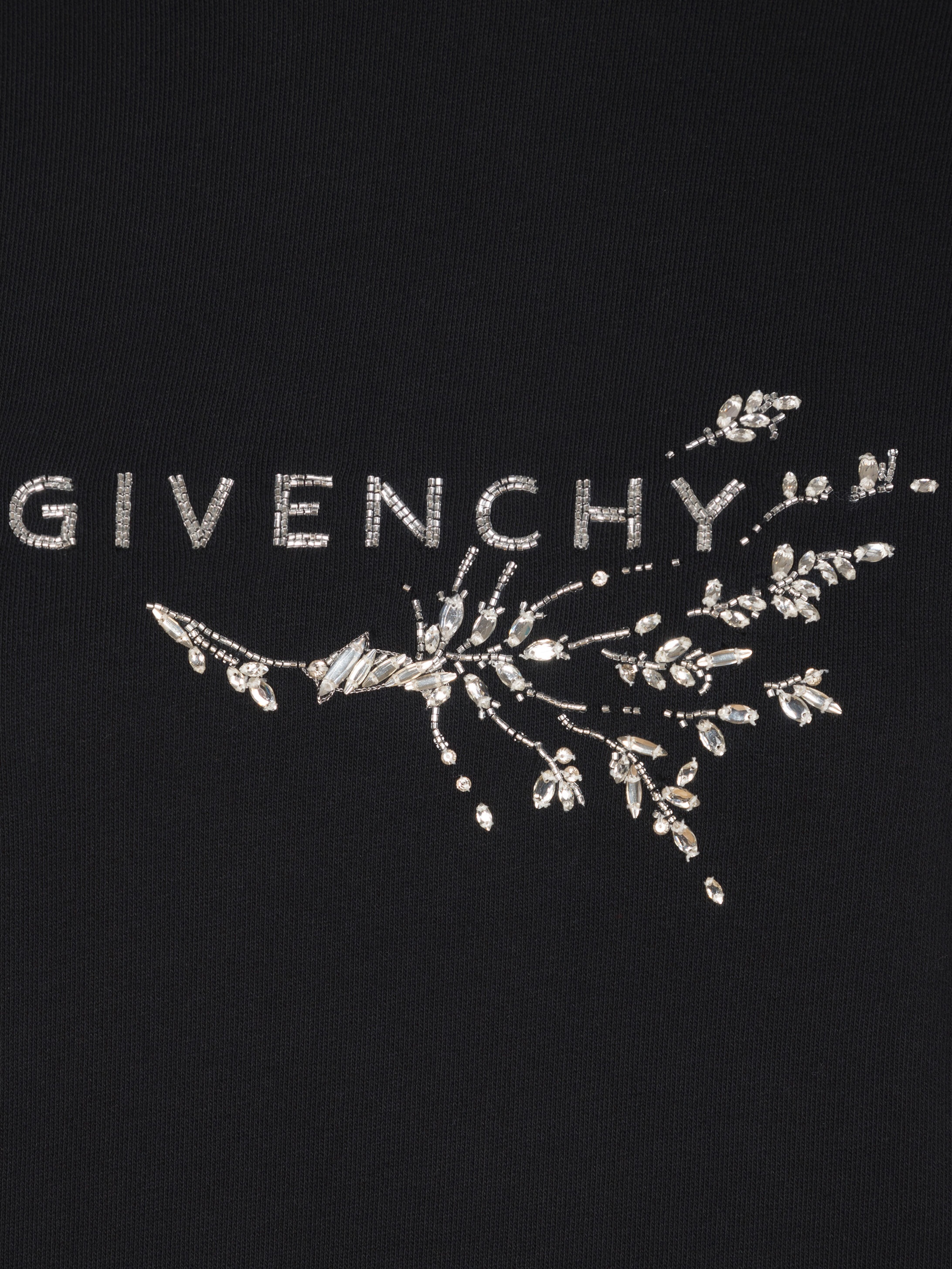 GIVENCHY crystals embroidered hoodie - 4