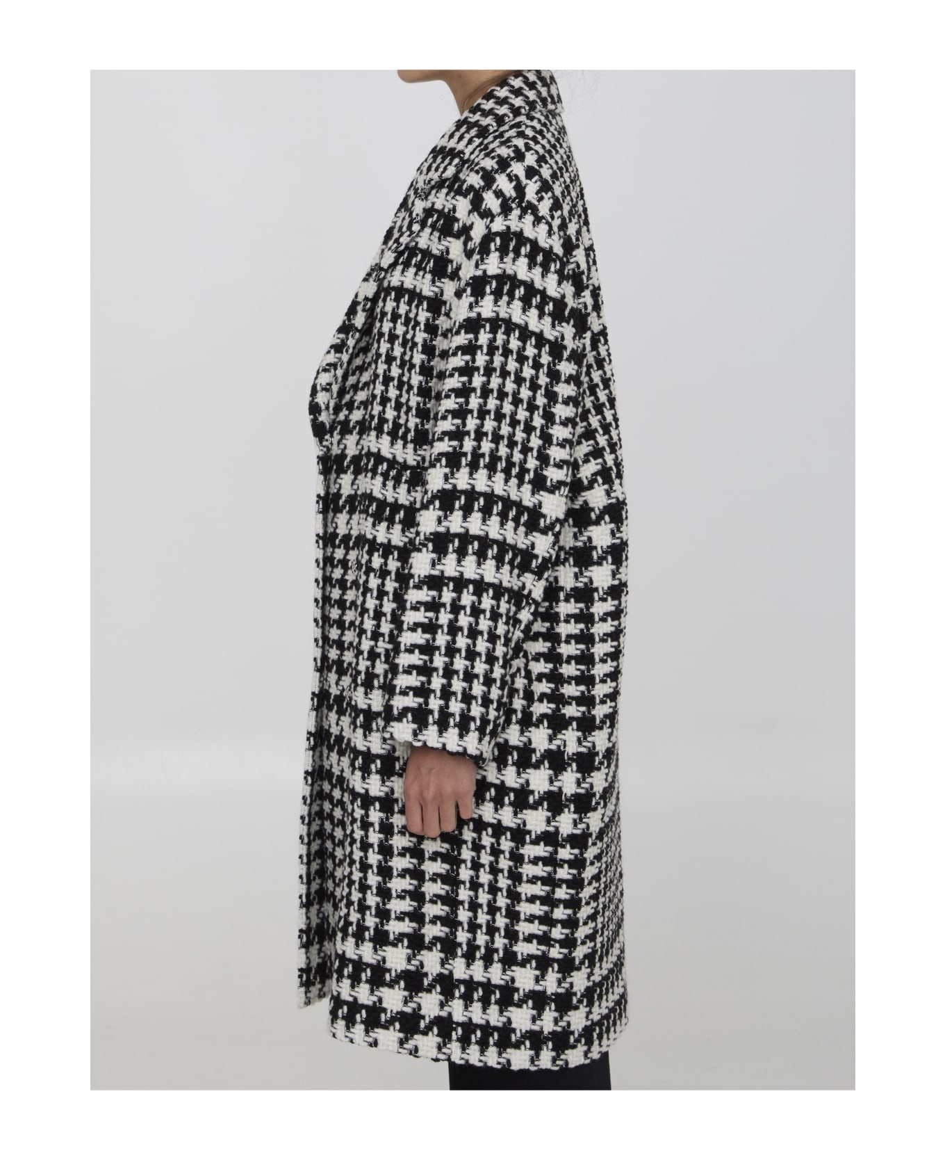 Pied De Poule Midi Coat - 3