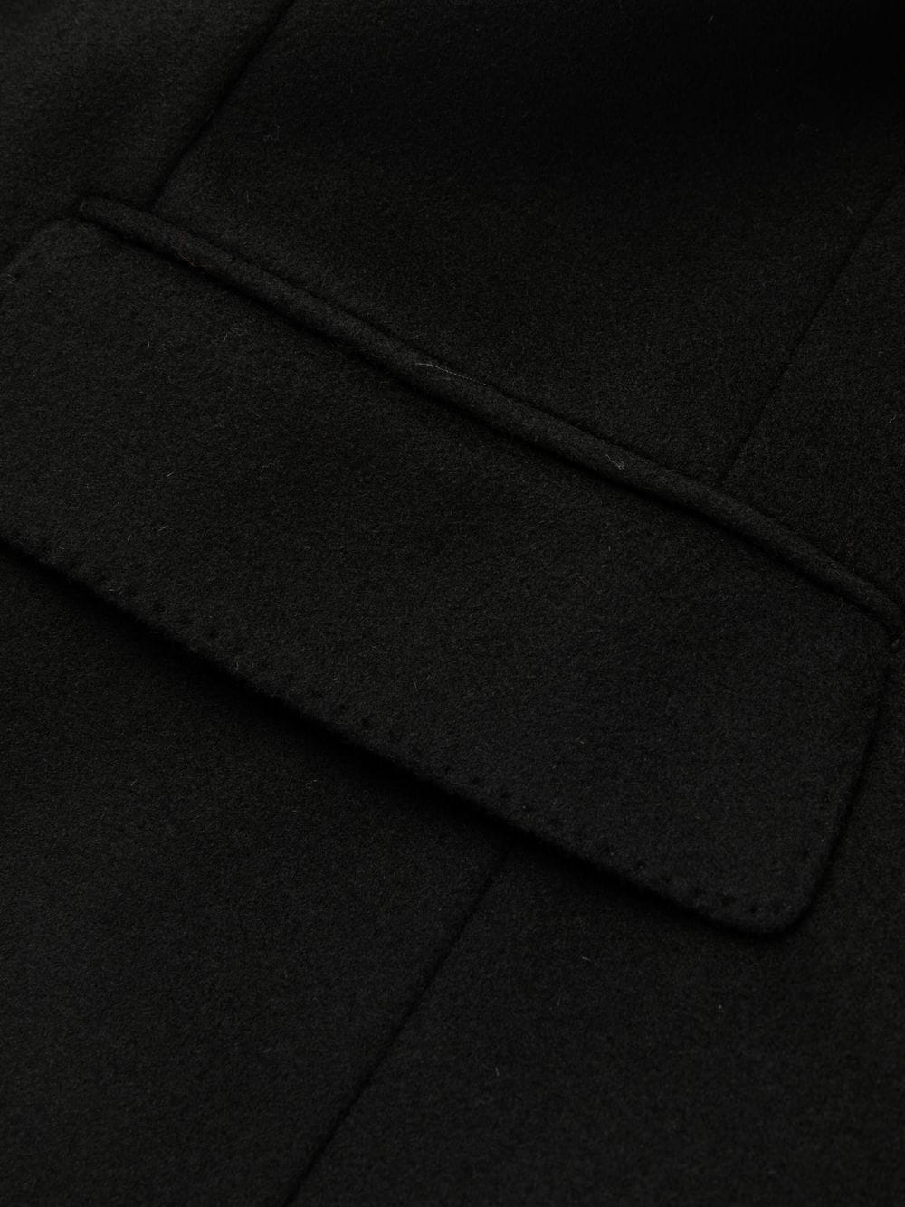 single-breasted wool-cashmere coat - 7