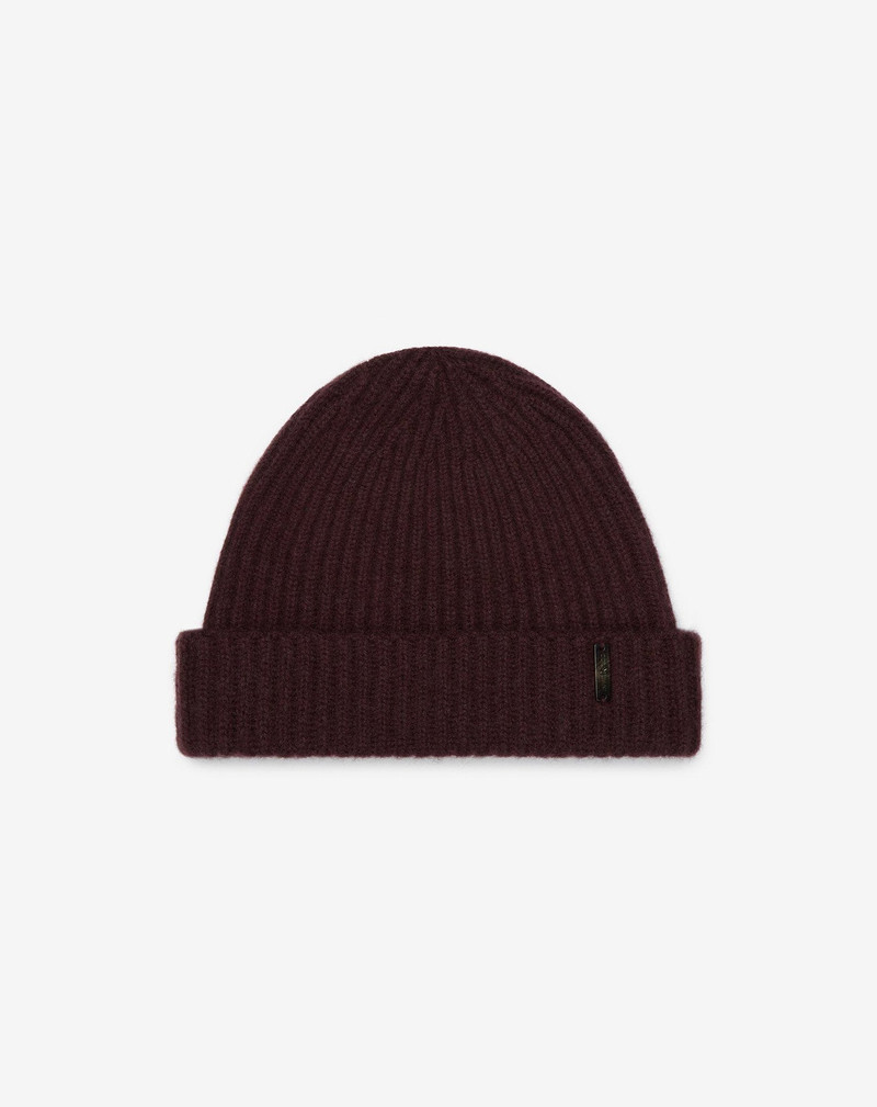 Burgundy Sublime Cashmere beanie 1
