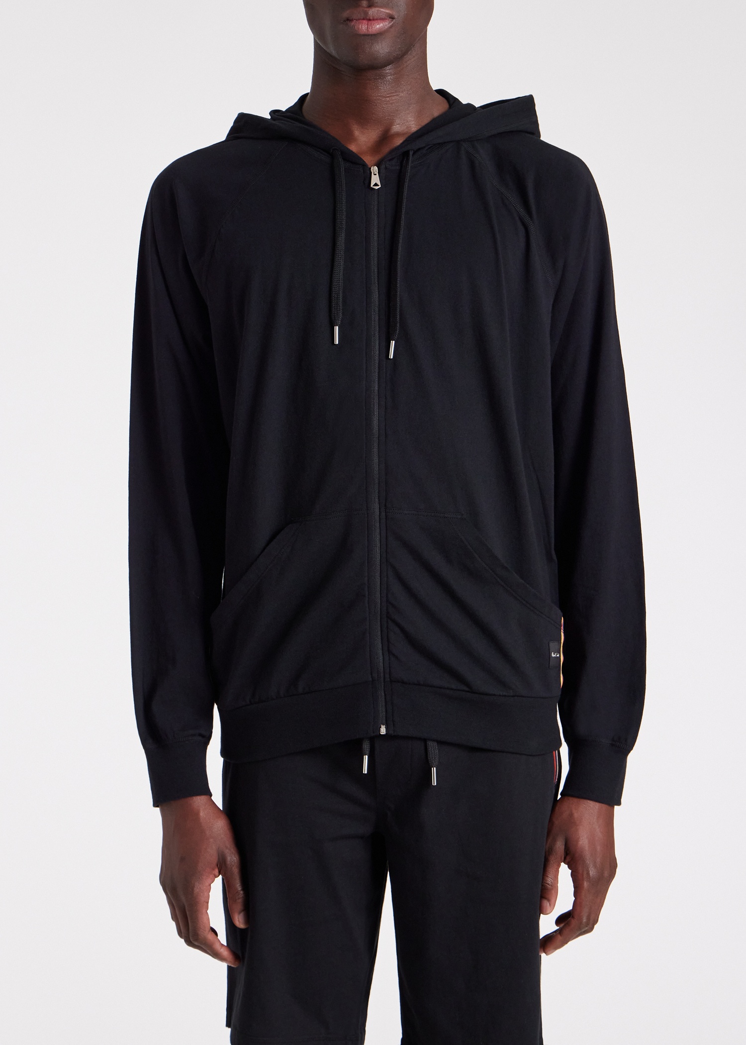 Cotton Jersey Zip Lounge Hoodie - 4