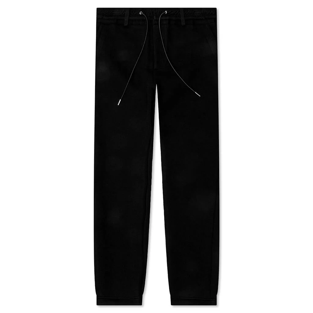 SACAI SPONGE SWEATPANTS - BLACK - 1
