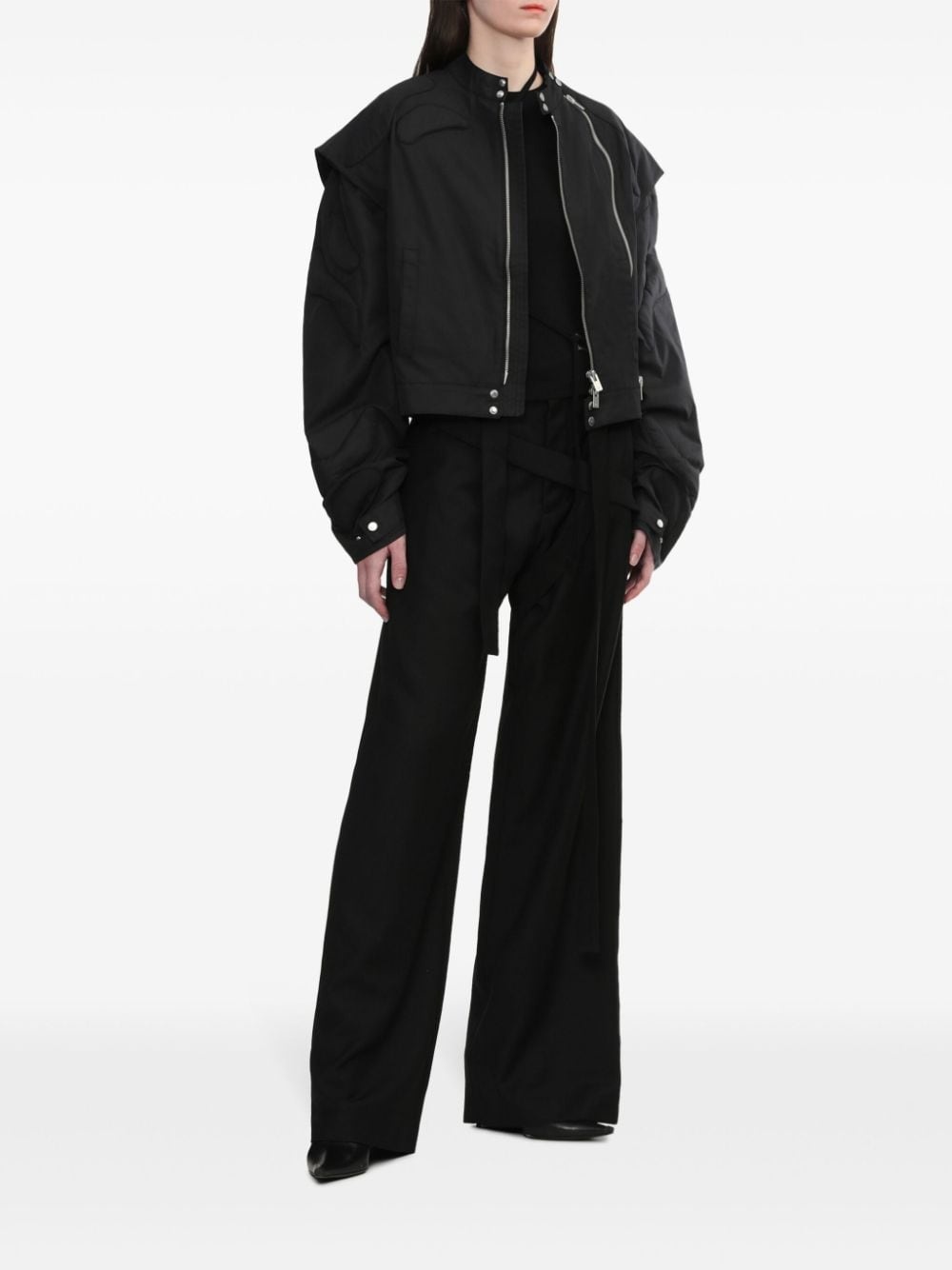 cut-out detail top - 2