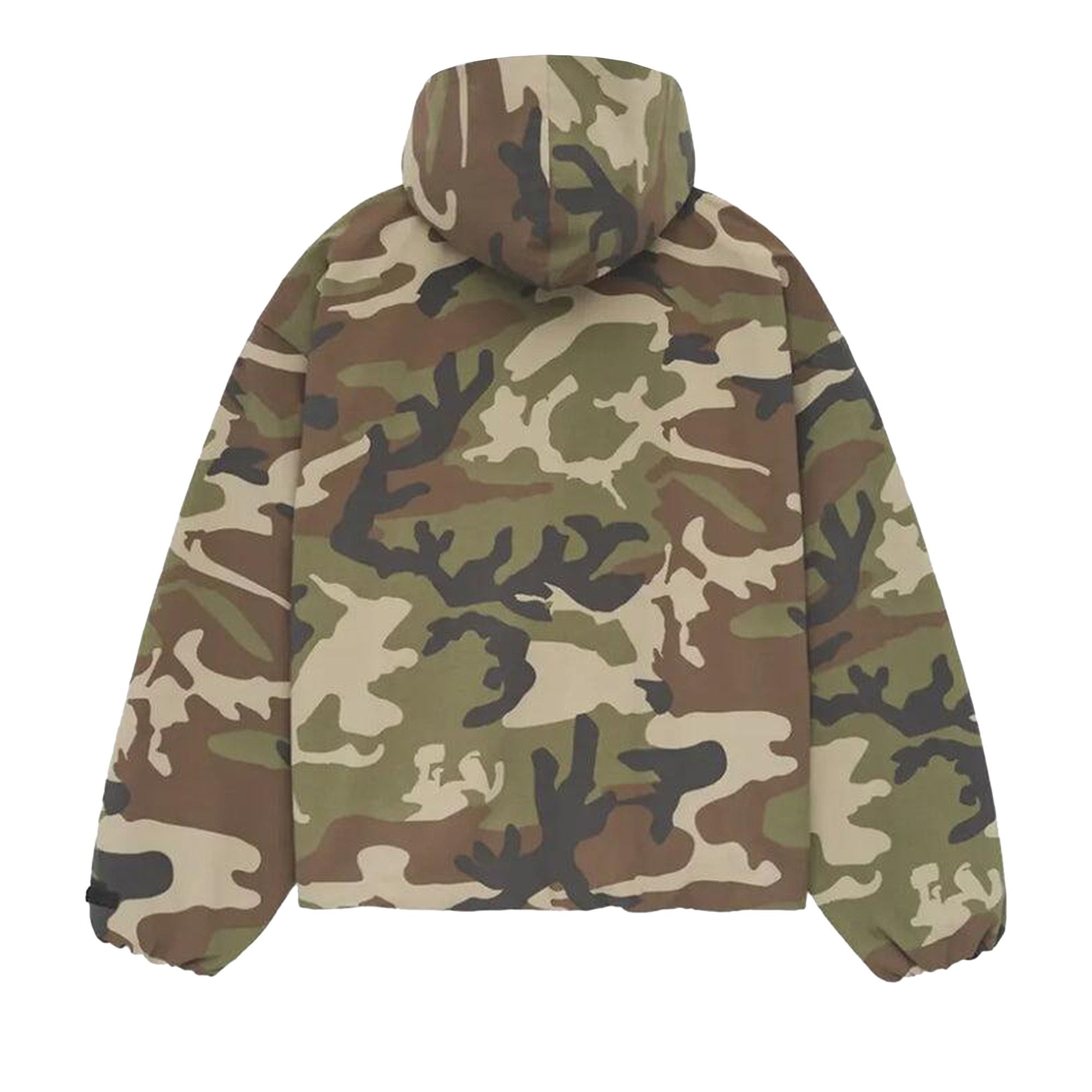Fear of God Essentials Military Nylon Hooded Anorak 'Woodland Camo' - 2