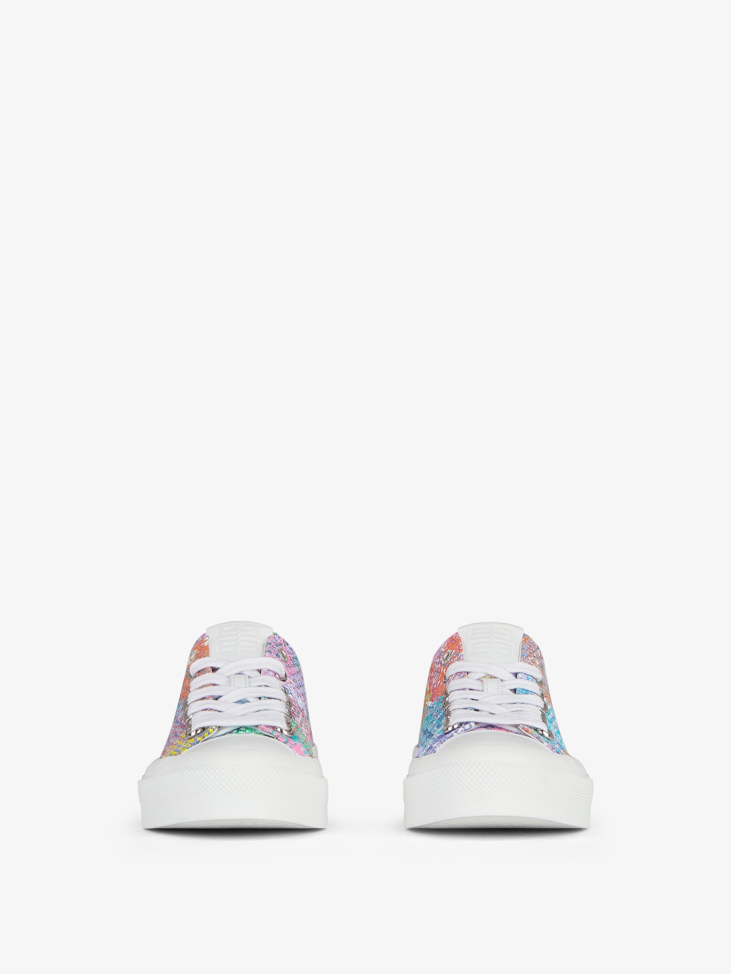 CITY SNEAKERS IN PRINTED 4G DENIM - 2