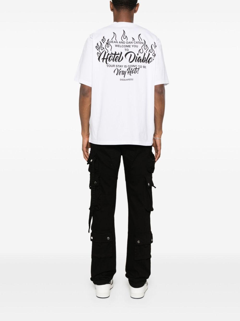 logo-print cotton T-shirt - 2