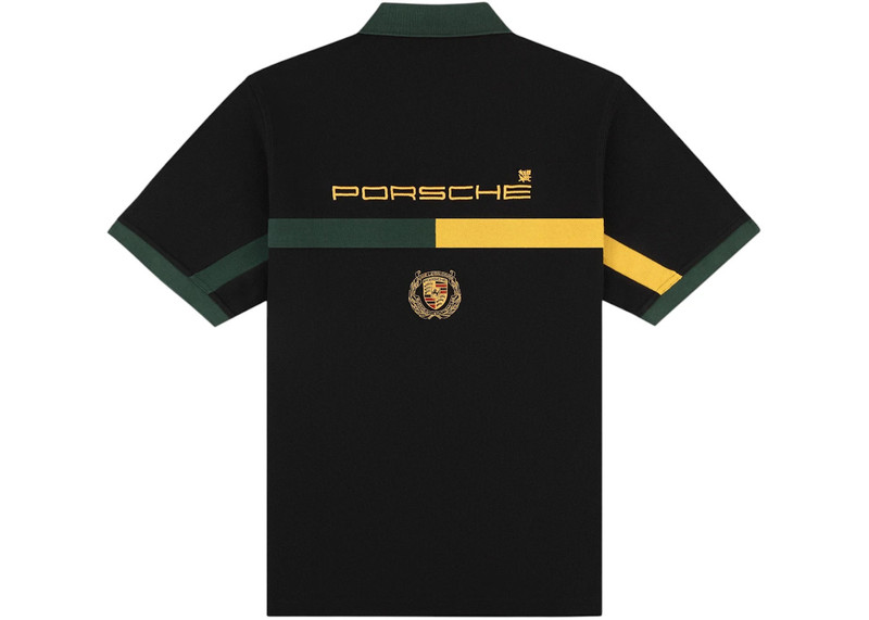 AIMÉ LEON DORE Aime Leon Dore x Porsche Racing Polo Black outlook
