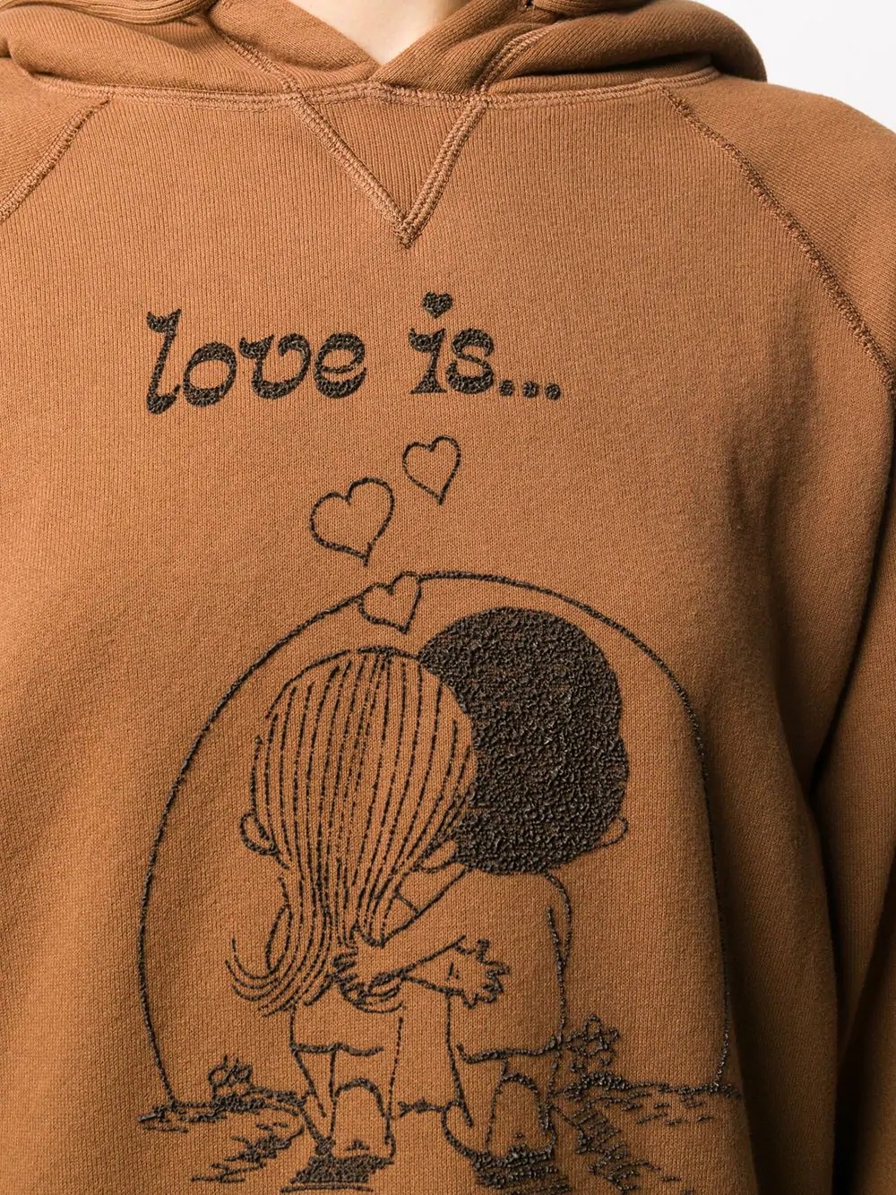 Love Is print hoodie - 5