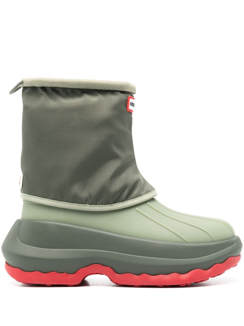 x Kenzo logo-patch boots 1