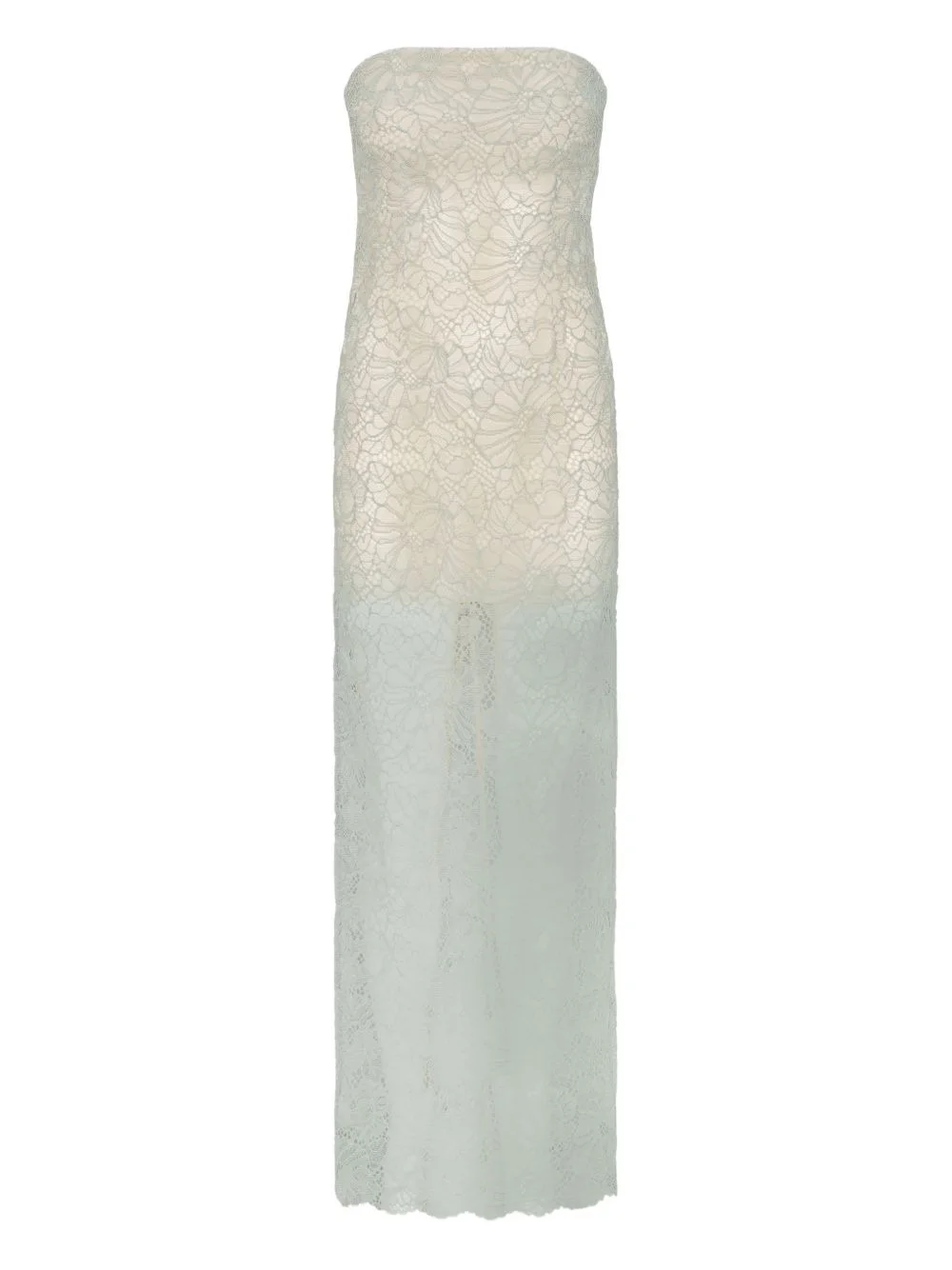 lace midi dress - 1