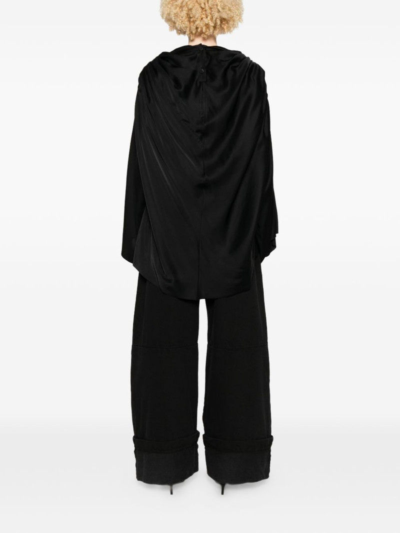 draped button top 4