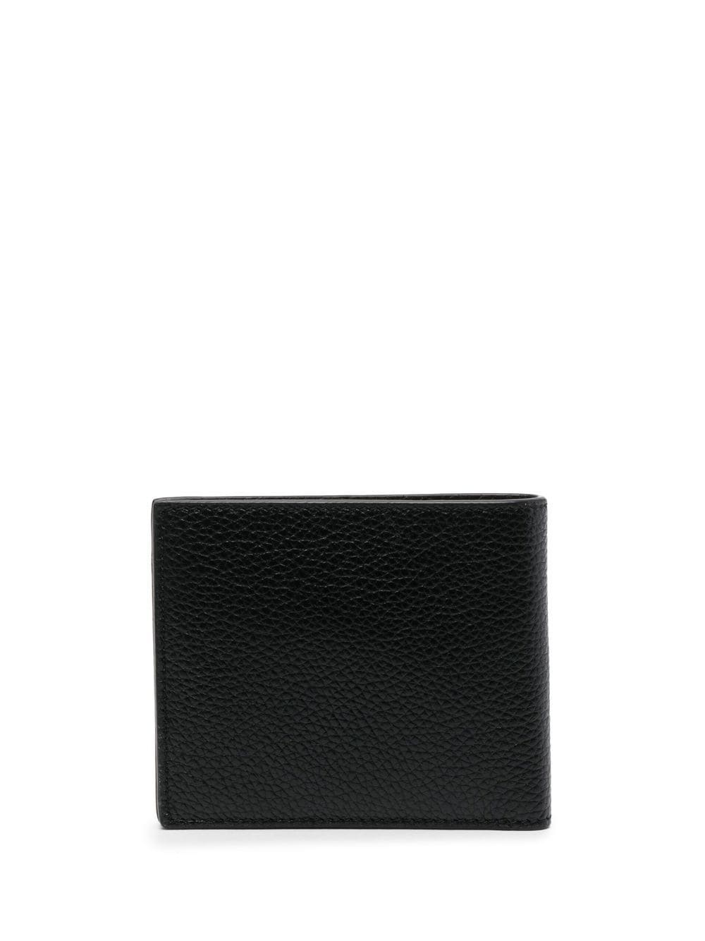 logo-detail leather wallet - 2