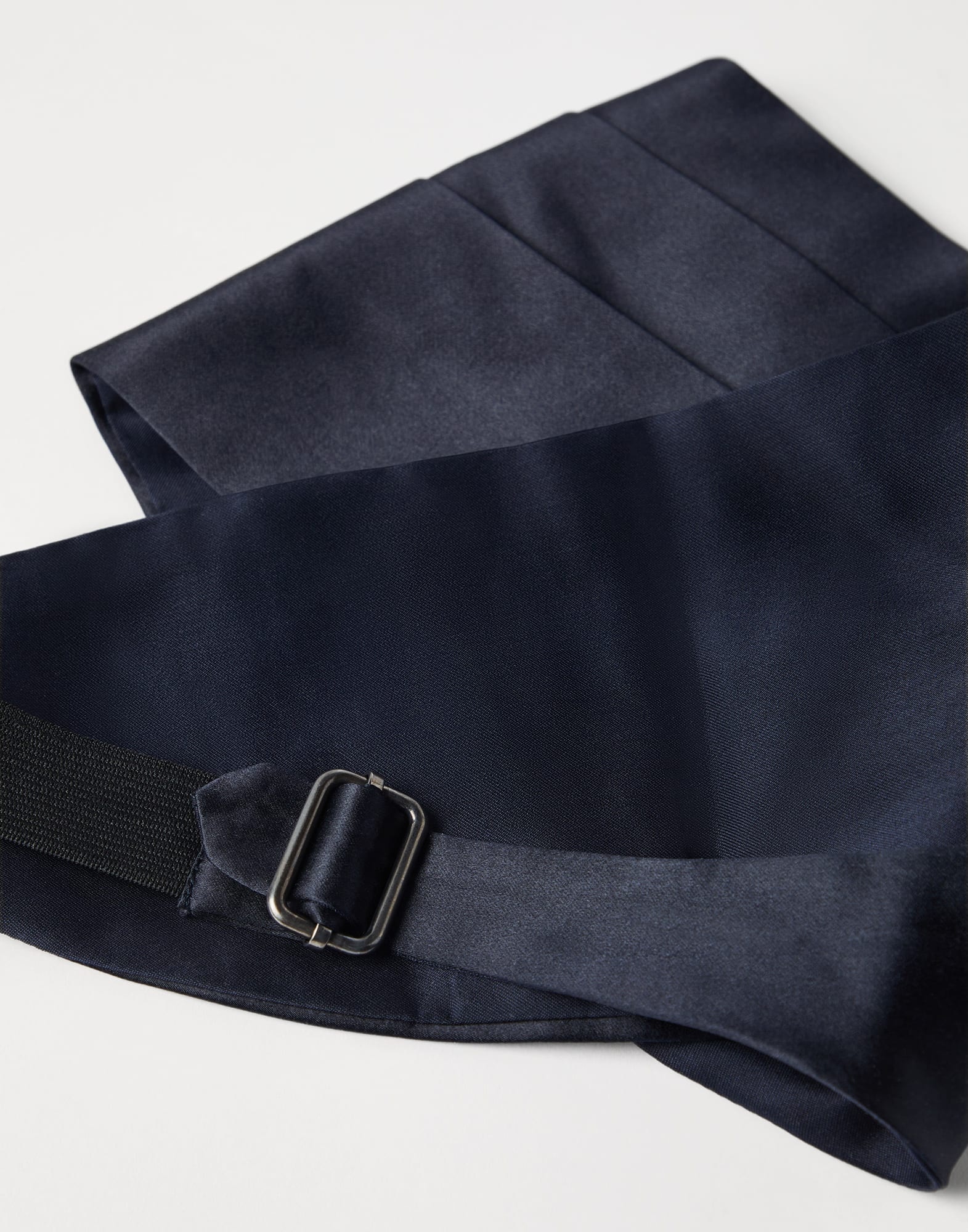 Cotton and silk satin cummerbund - 2