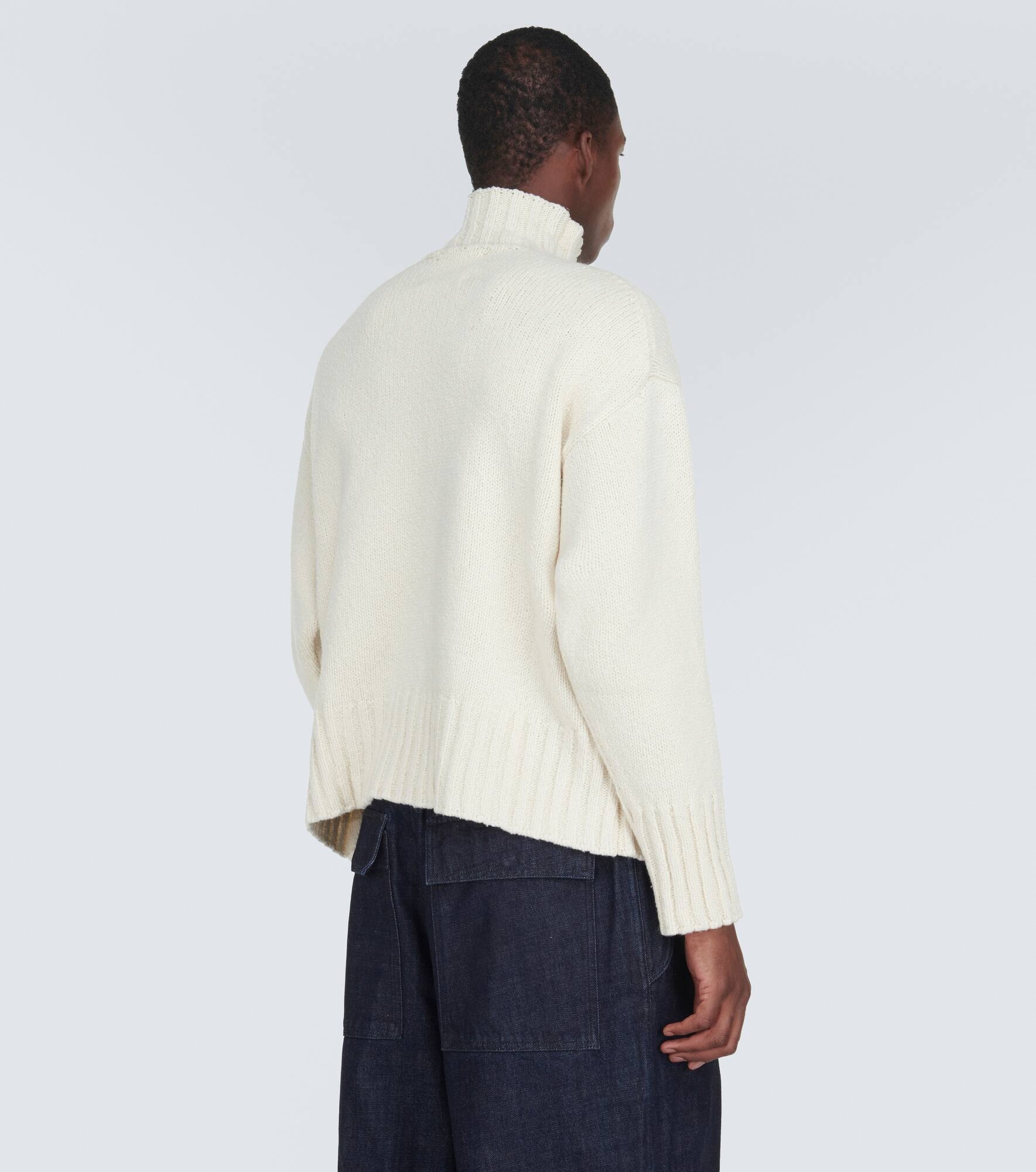 Wool and silk sweater - 4
