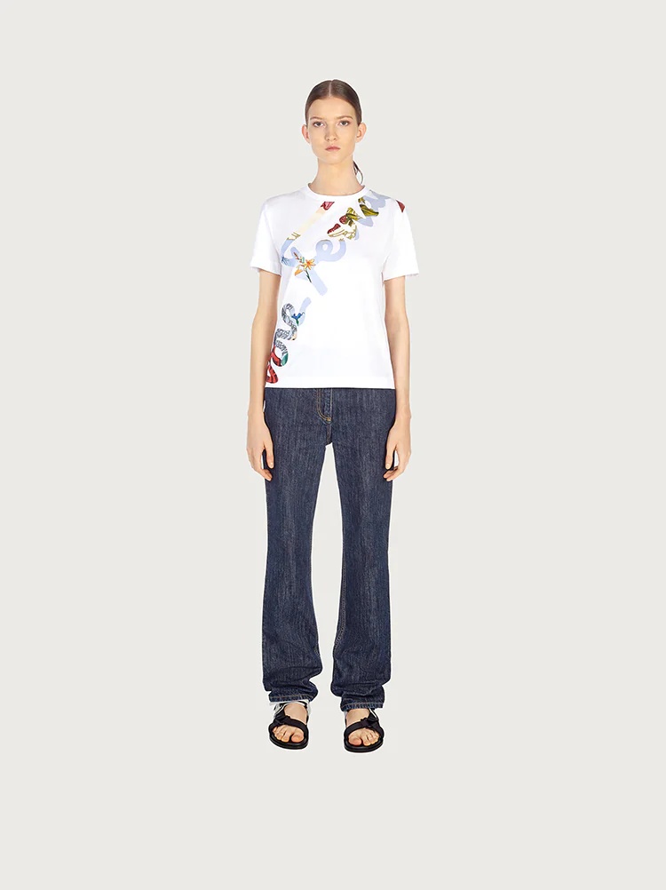 T-SHIRT WITH SIGNATURE - 3