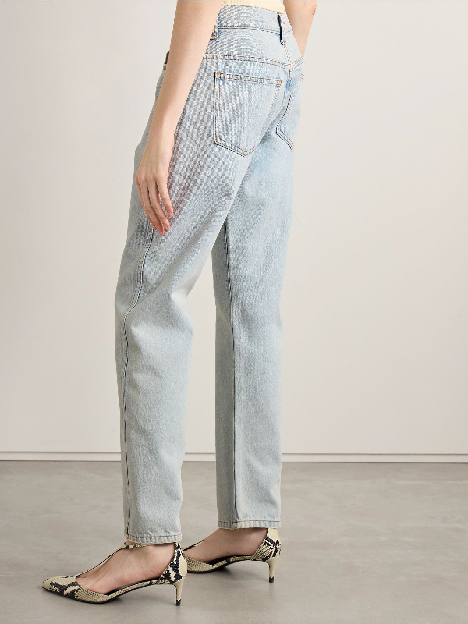 Callum mid-rise straight-leg jeans Light denim - 4