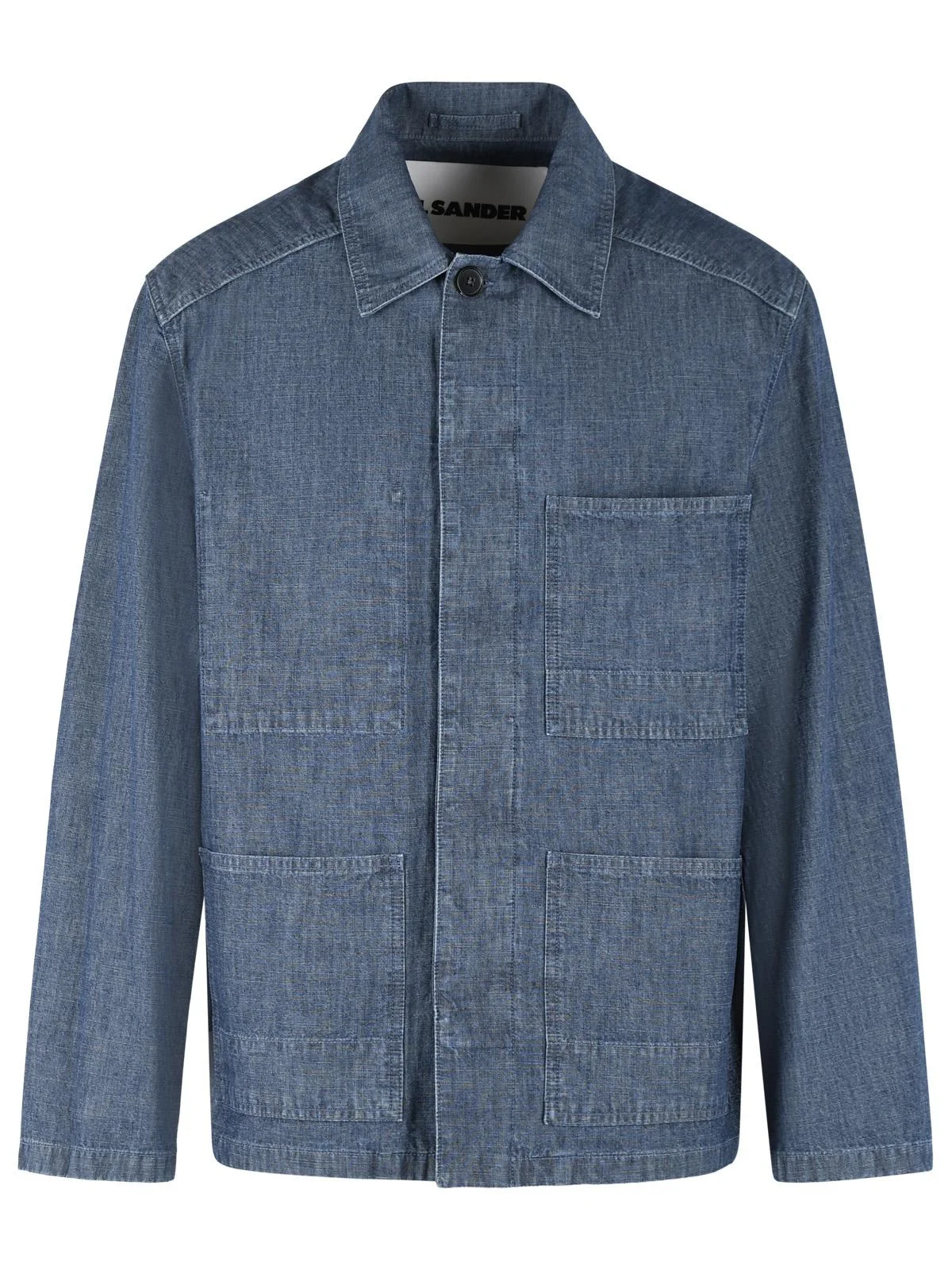 Jil Sander Cotton Denim Jacket Blue Men - 1