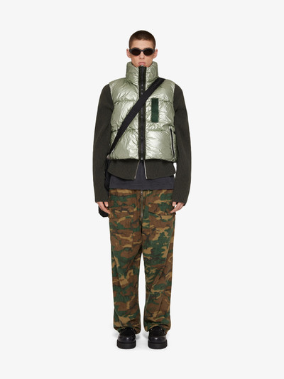 Givenchy LAMINATED SLEEVELESS PUFFER outlook