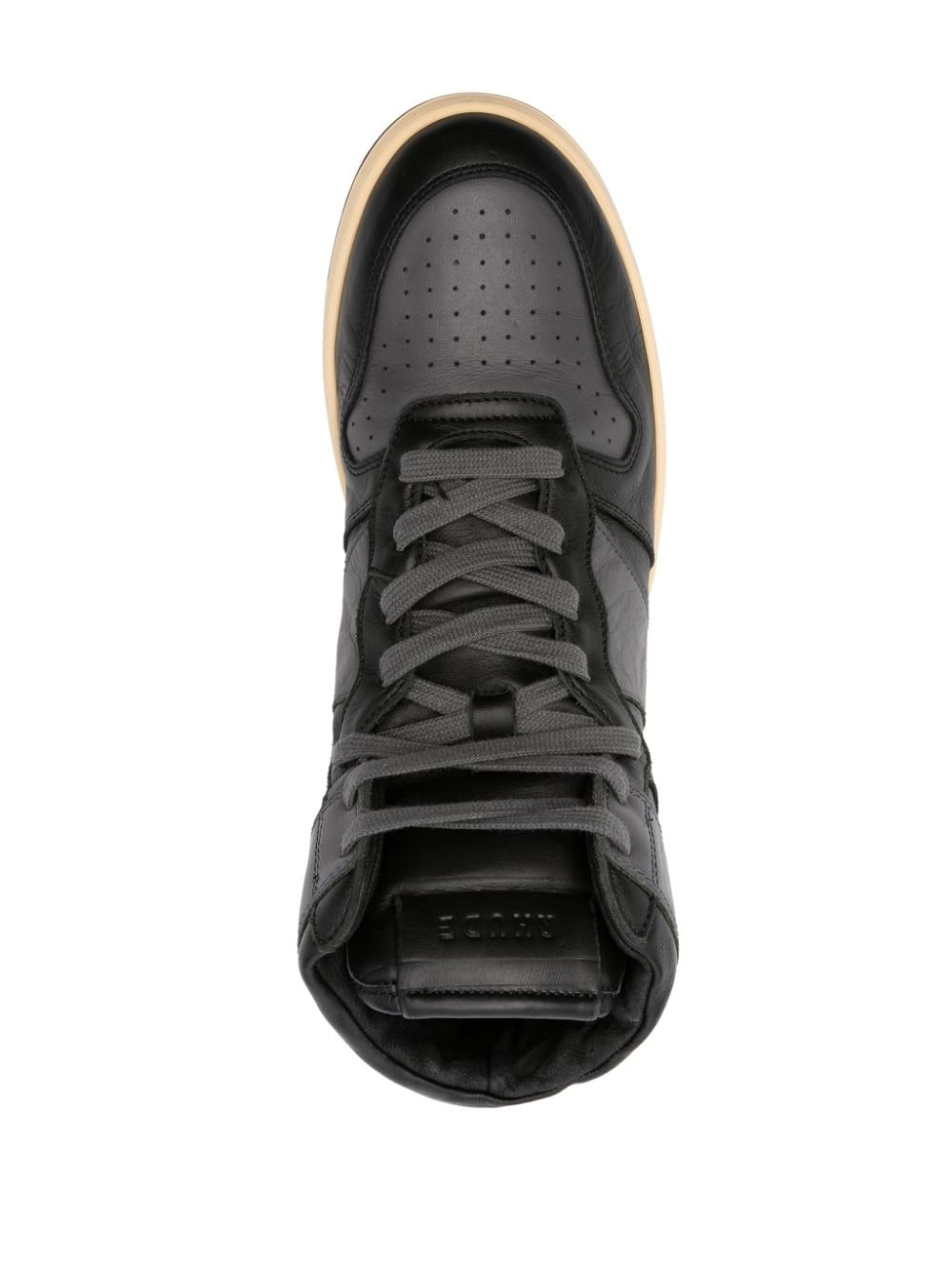 Rhecess high-top leather sneakers - 4