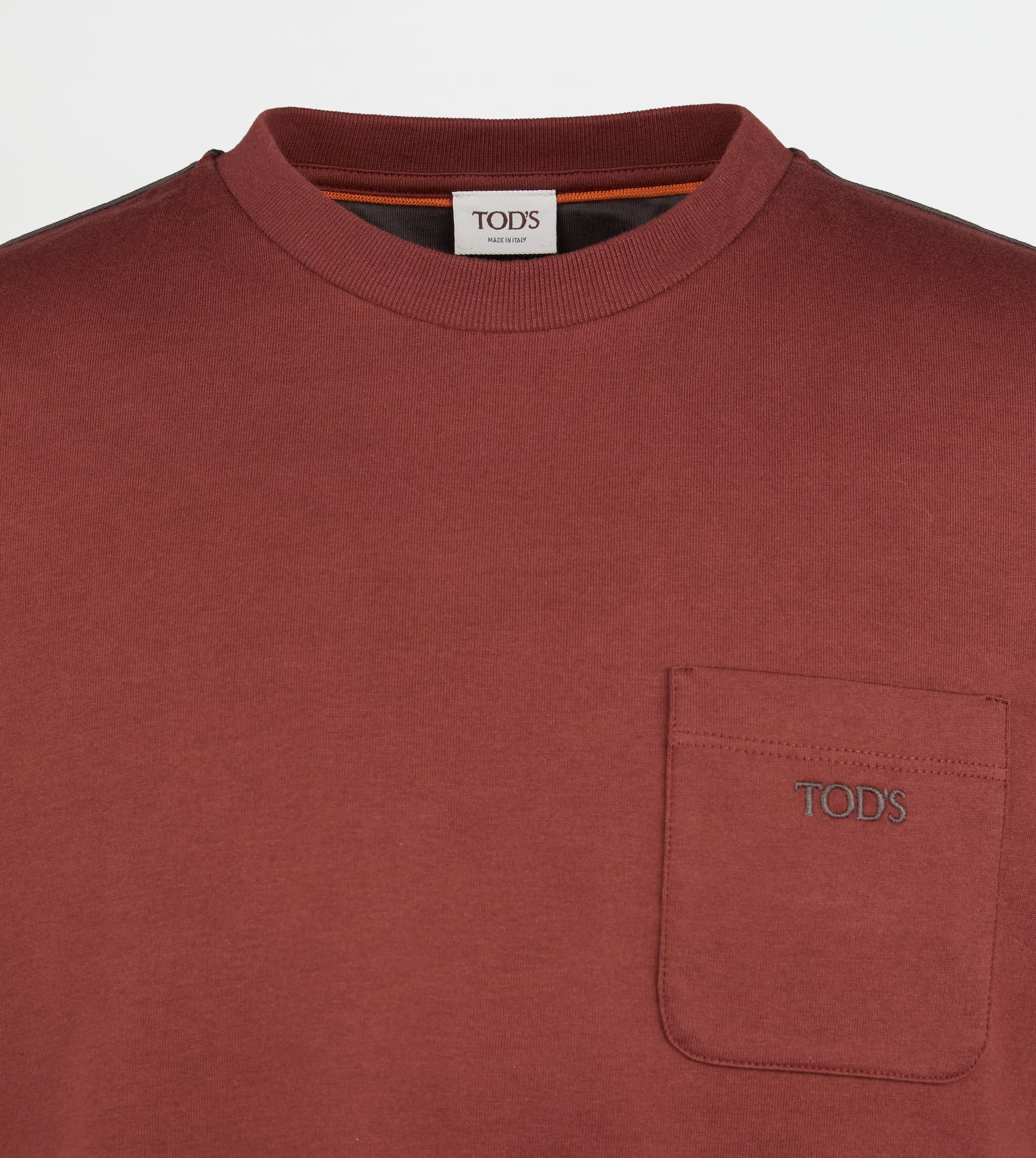 T-SHIRT IN JERSEY - BROWN - 6