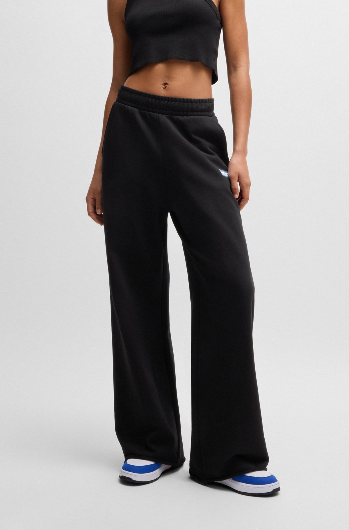 RELAXED-FIT TRACKSUIT BOTTOMS WITH LOGO PRINT - 2