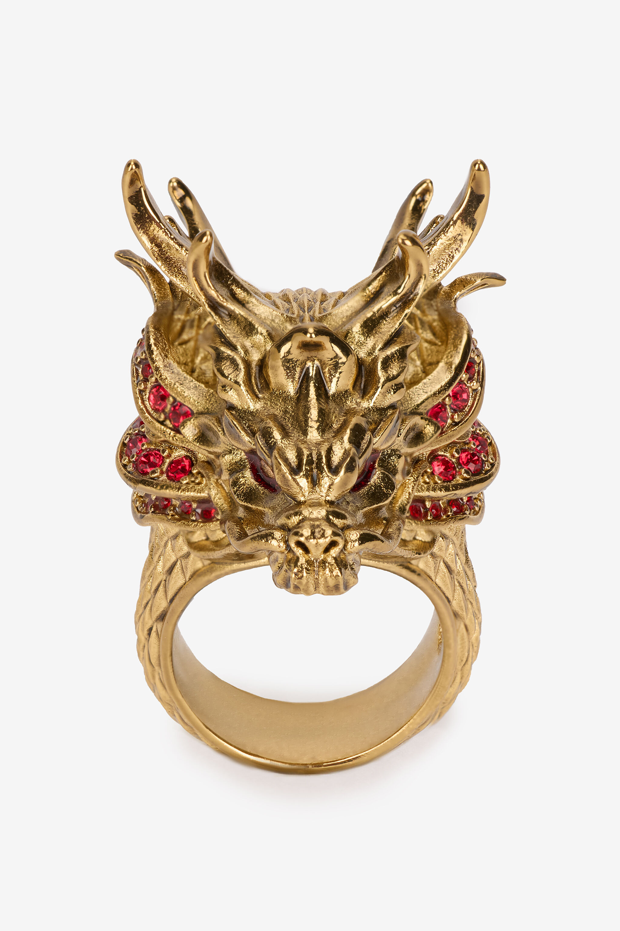Cocktail Ring With Dragon Head - 1