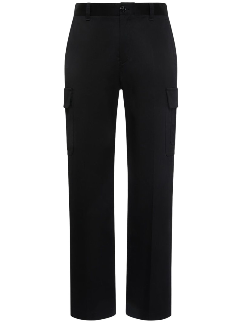 Tailored wool twill formal pants - 1