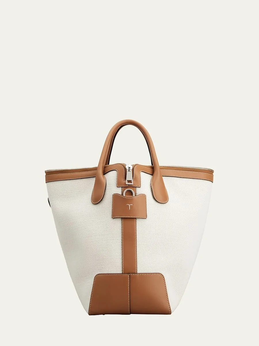 Di Swing Canvas Shopper Tote Bag - 1