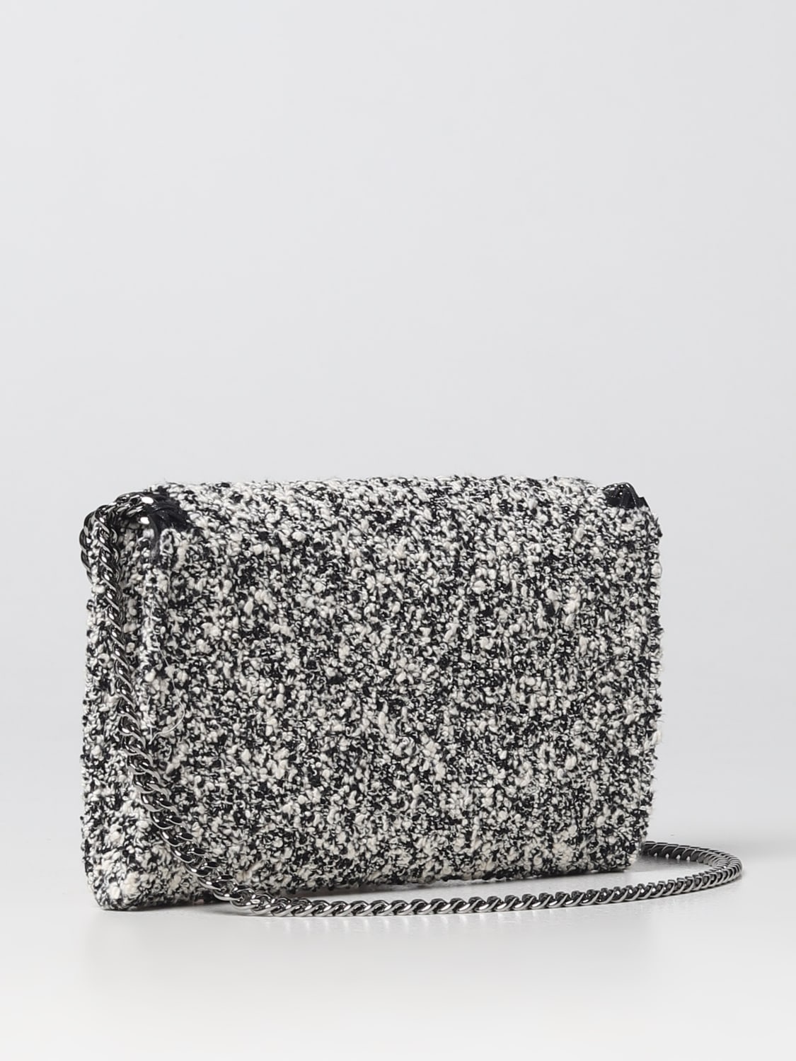 Stella McCartney bag in bouclé fabric with chain link - 2