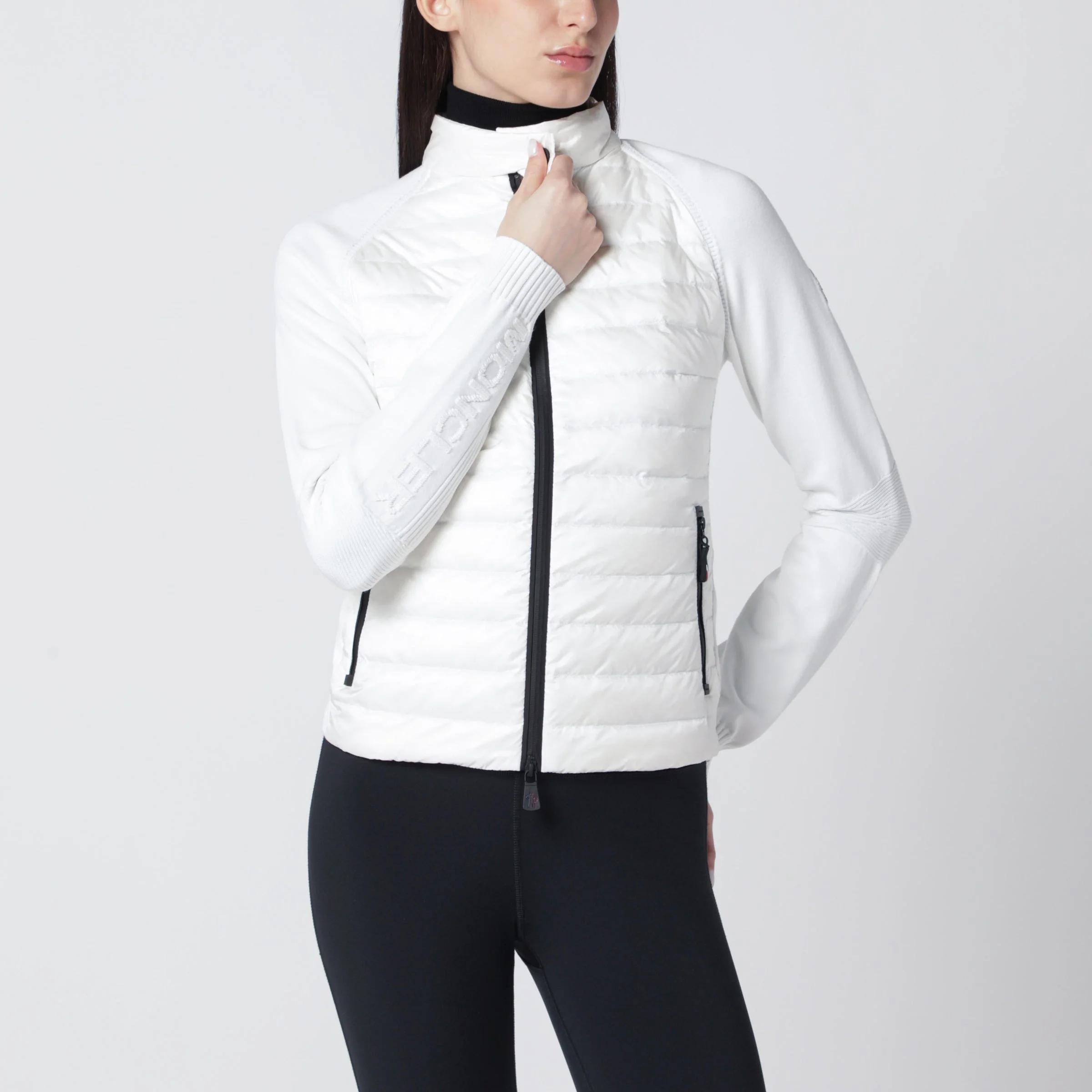 White Day-Namic padded cardigan - 1