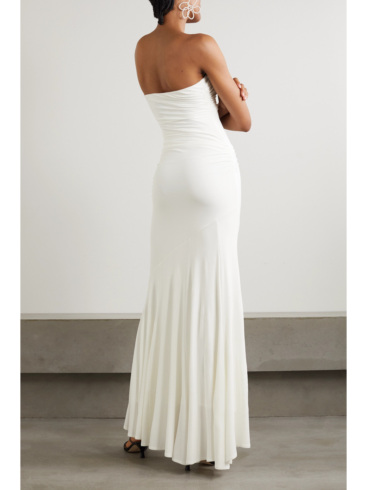 Rayssa Strapless Stretch-jersey Maxi Dress - 3