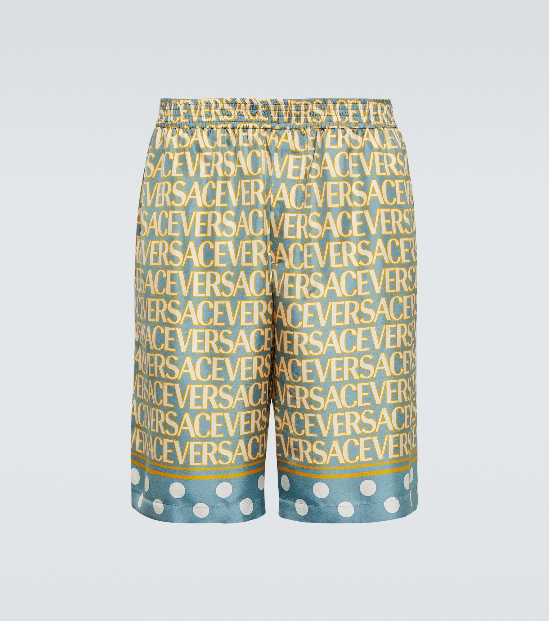 Versace Allover silk shorts - 1