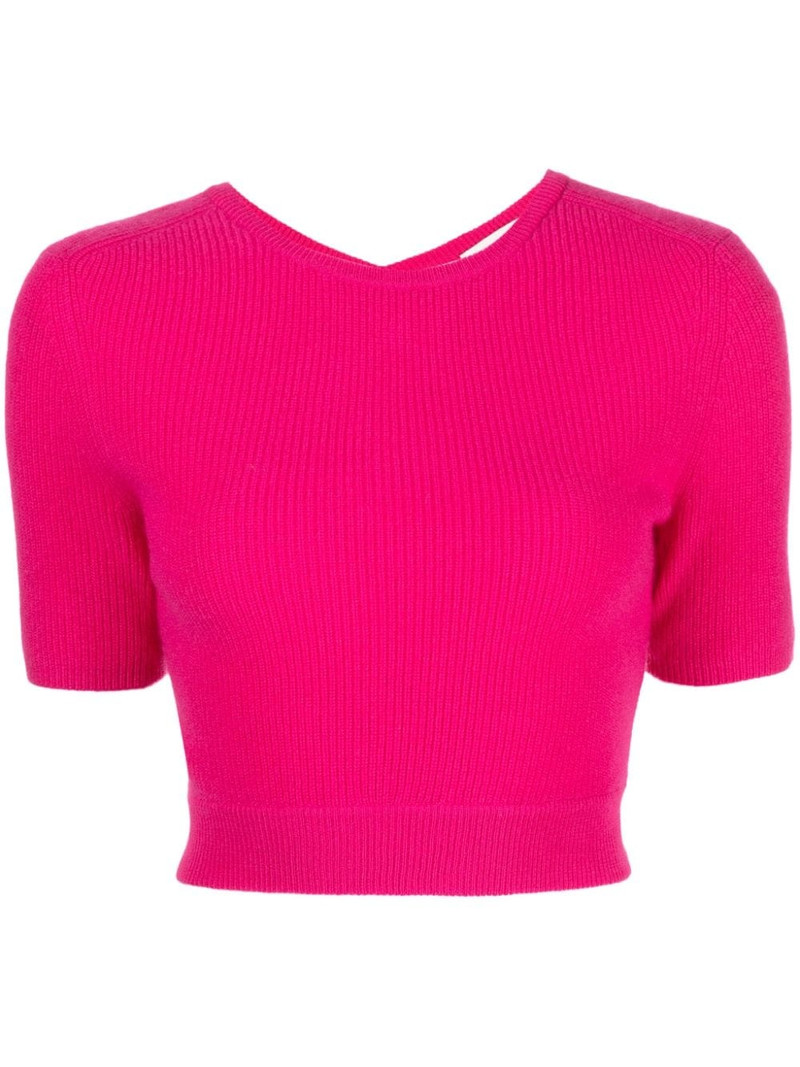 Josefina cut-out cashmere top 1