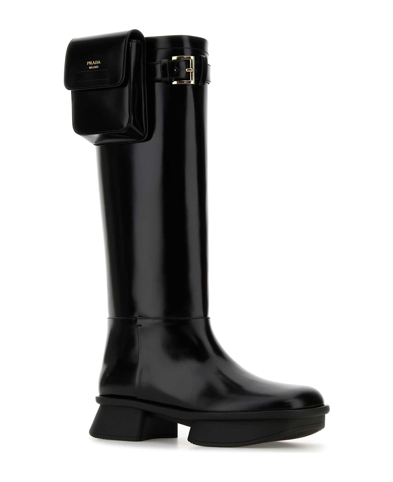Black Leather Boots - 2